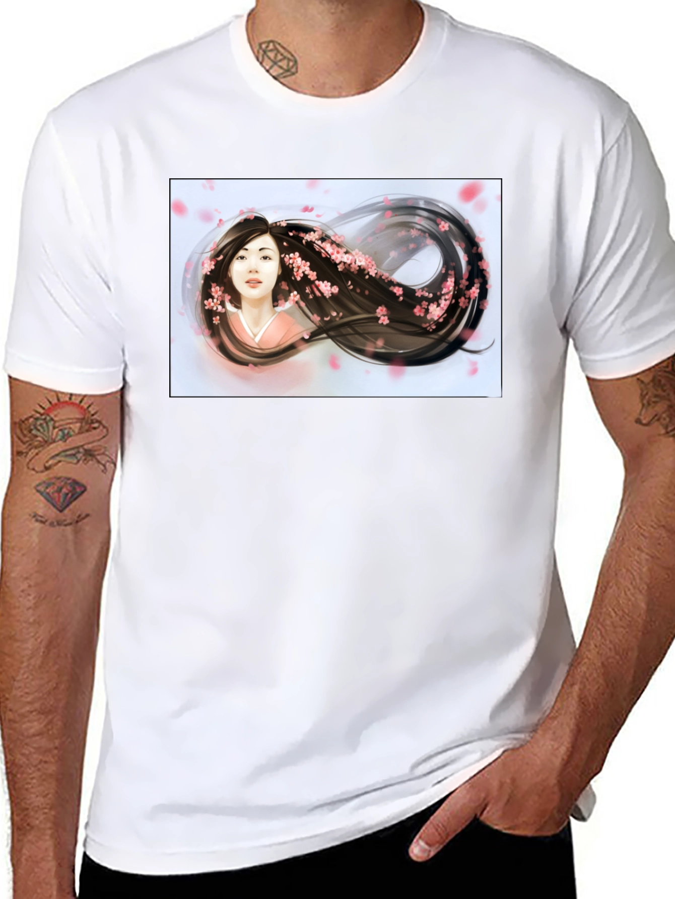 Sakura Dream T-Shirt - Artistic Graphic Tee