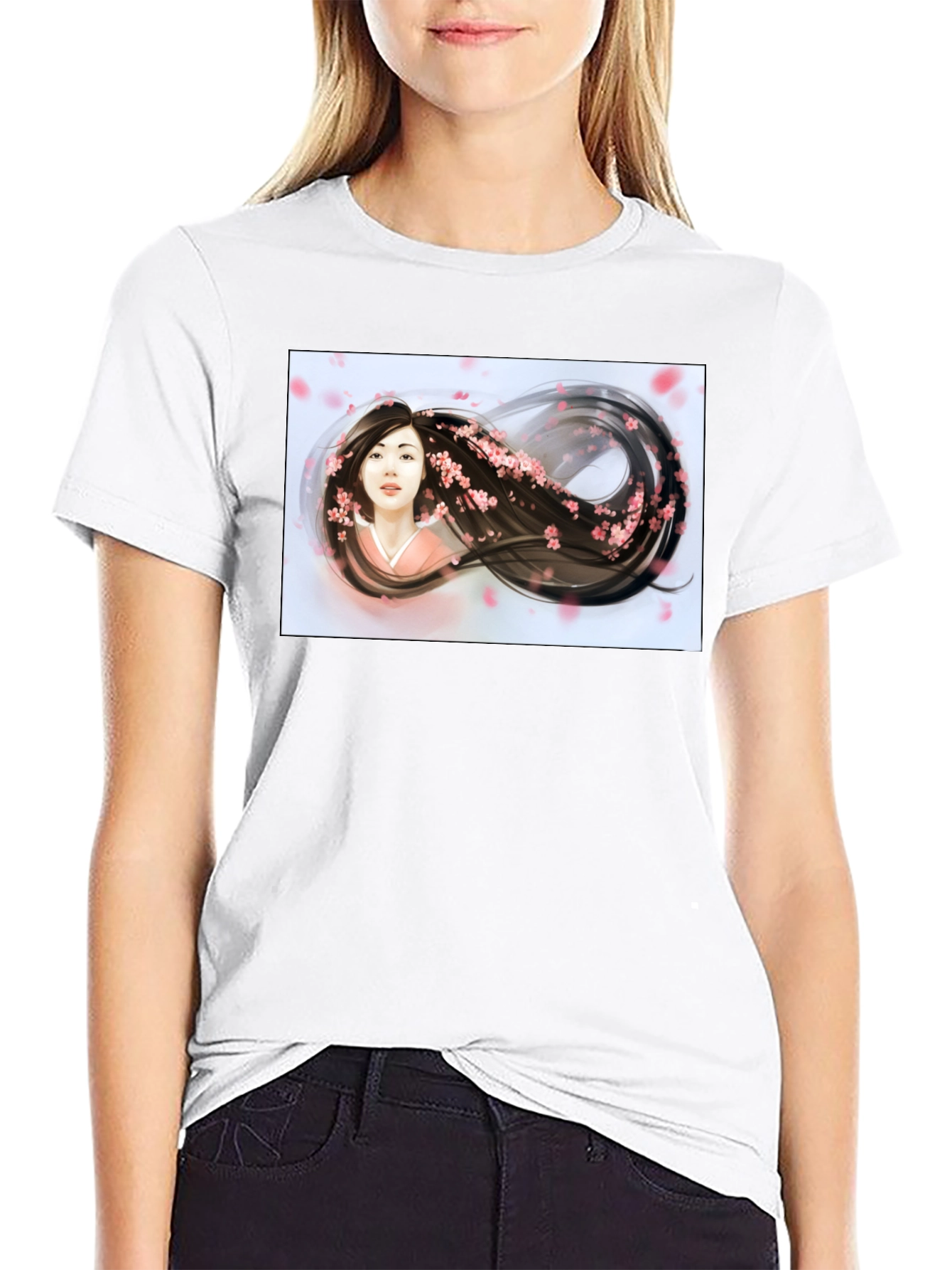 Sakura Dream T-Shirt - Artistic Graphic Tee