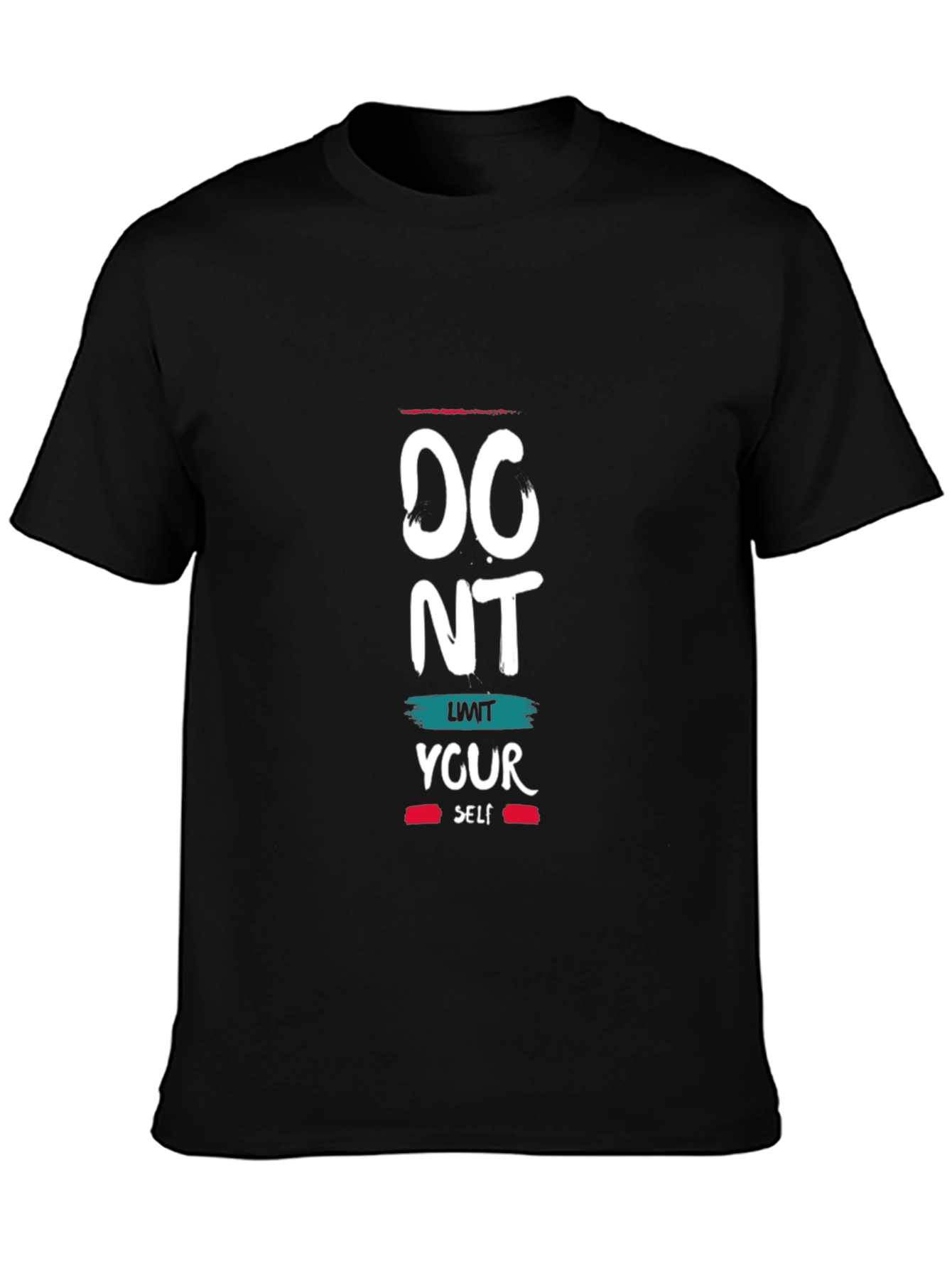 Inspirational Graphic Print Tee - Dont Limit Yourself