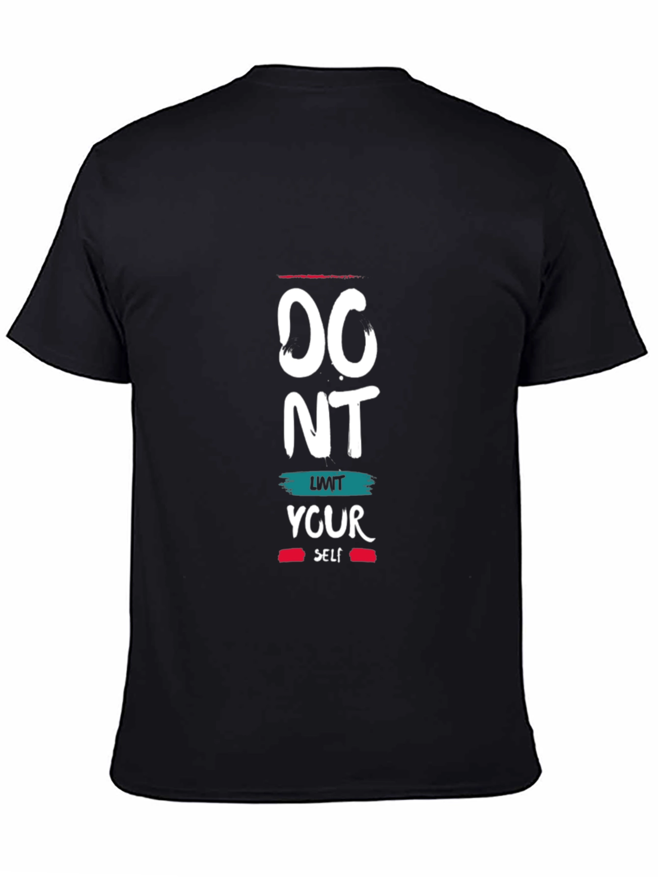 Inspirational Graphic Print Tee - Dont Limit Yourself