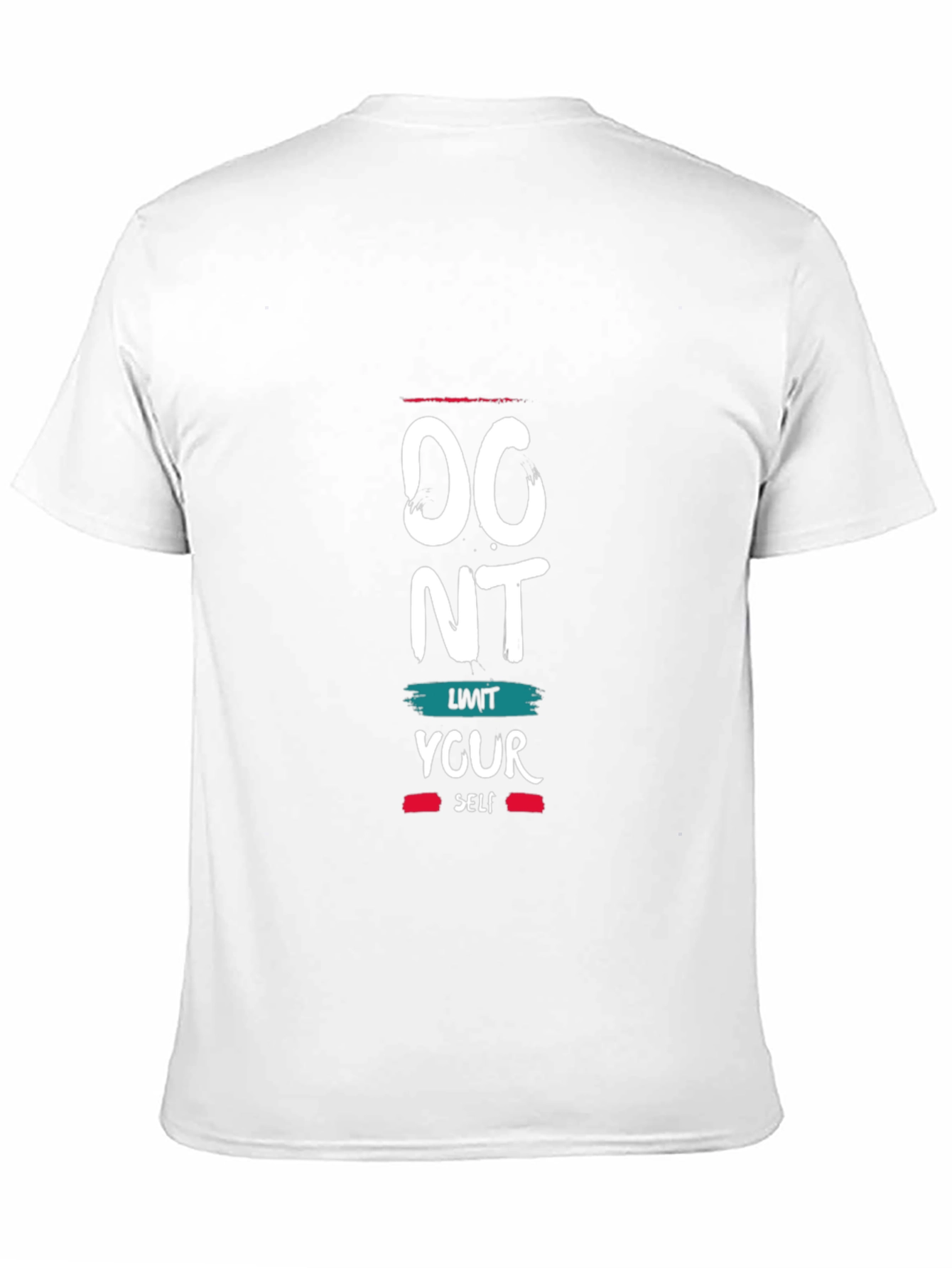 Inspirational Graphic Print Tee - Dont Limit Yourself