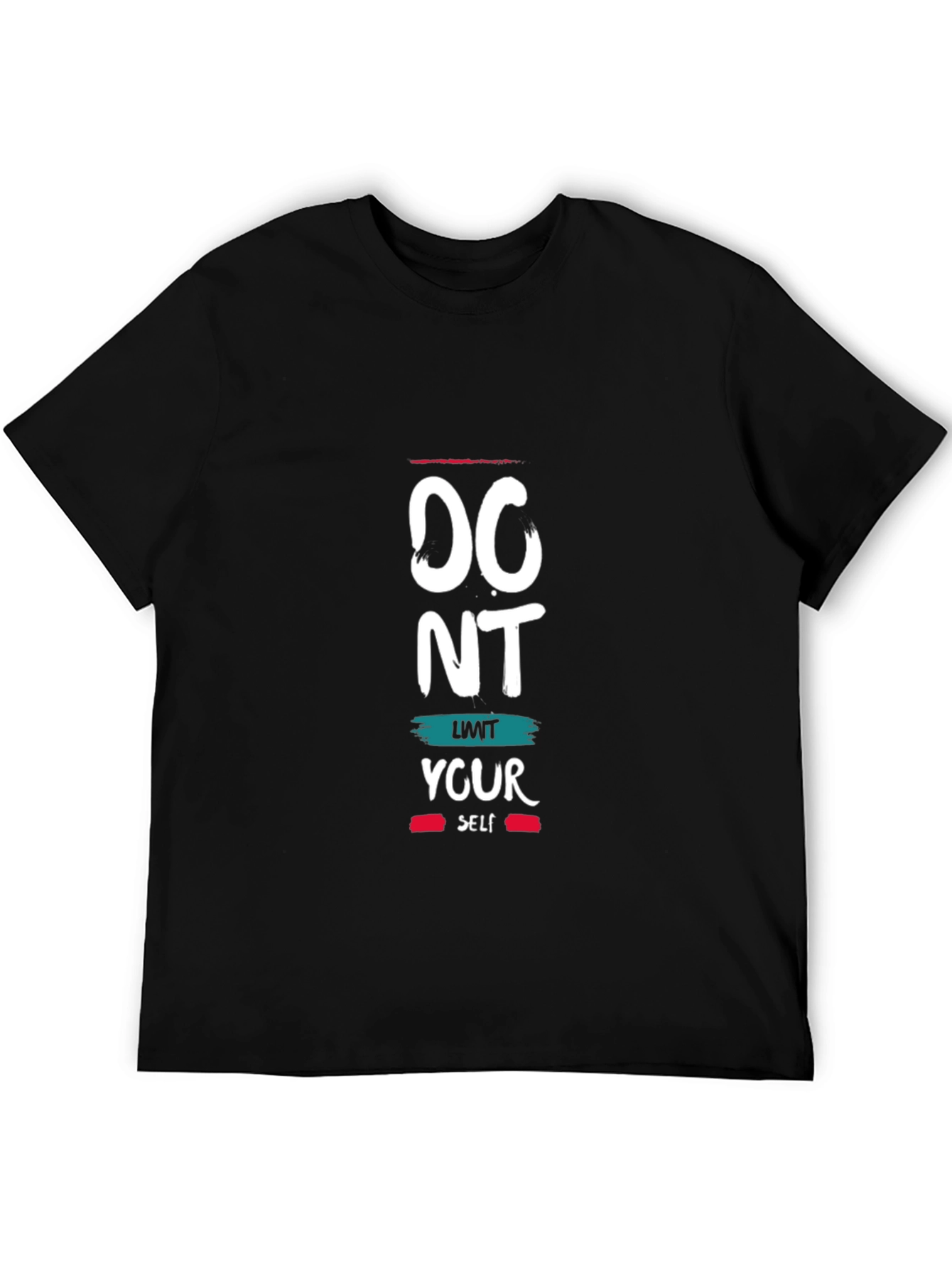 Inspirational Graphic Print Tee - Dont Limit Yourself
