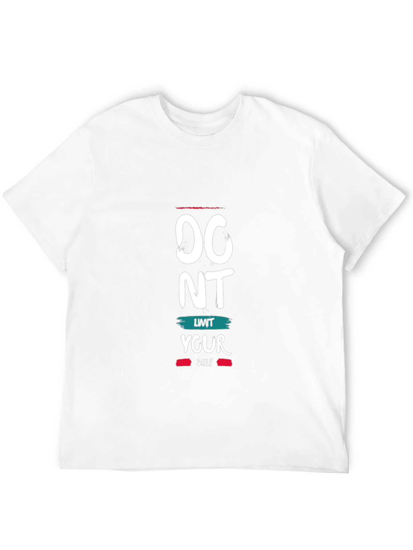 Inspirational Graphic Print Tee - Dont Limit Yourself