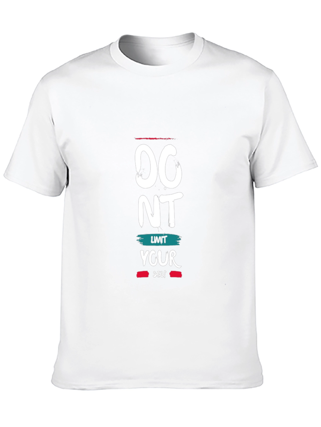 Inspirational Graphic Print Tee - Dont Limit Yourself