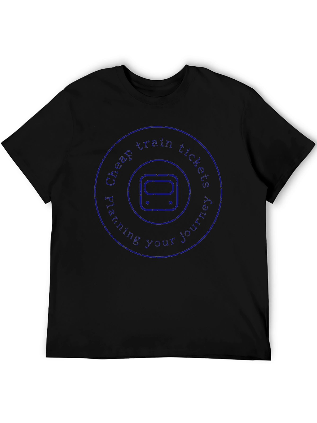 Cheap Train Tickets Black Graphic Tee