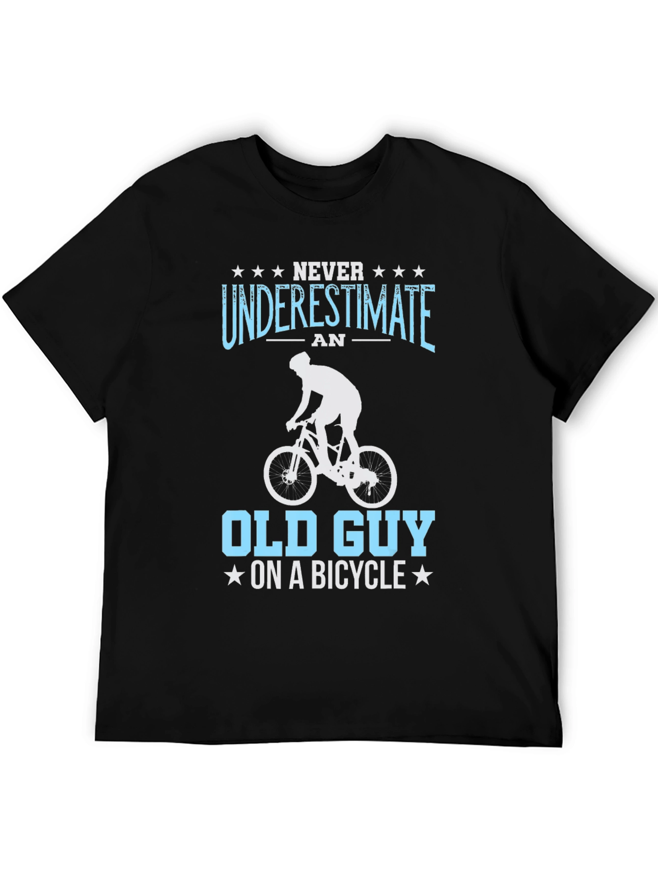Funny Old Guy On A Bicycle T-Shirt