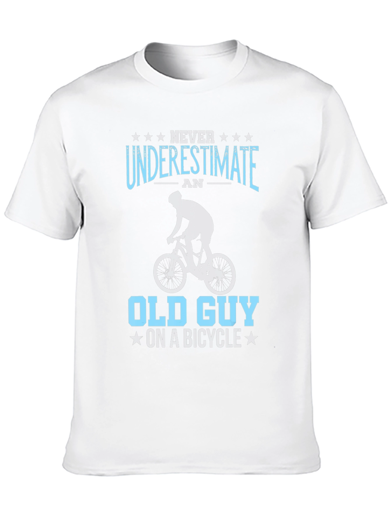 Funny Old Guy On A Bicycle T-Shirt