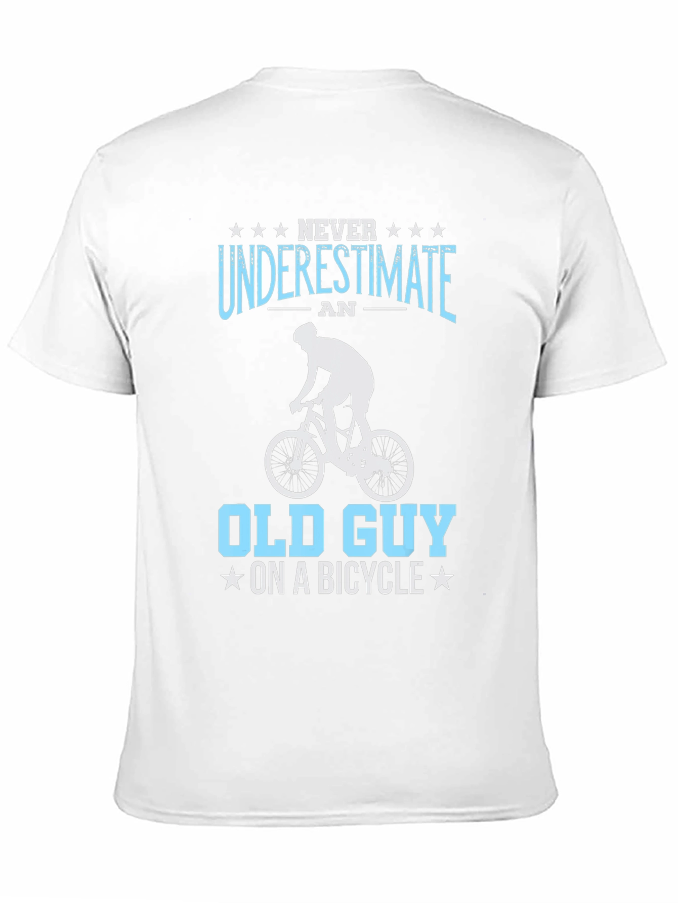 Funny Old Guy On A Bicycle T-Shirt