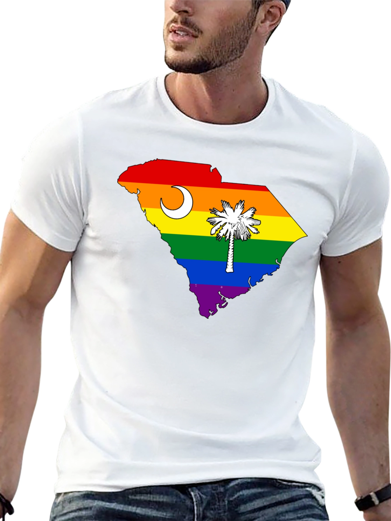 South Carolina Rainbow Pride T-Shirt