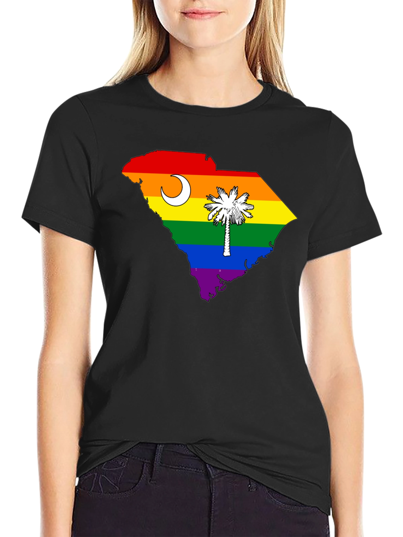 South Carolina Rainbow Pride T-Shirt