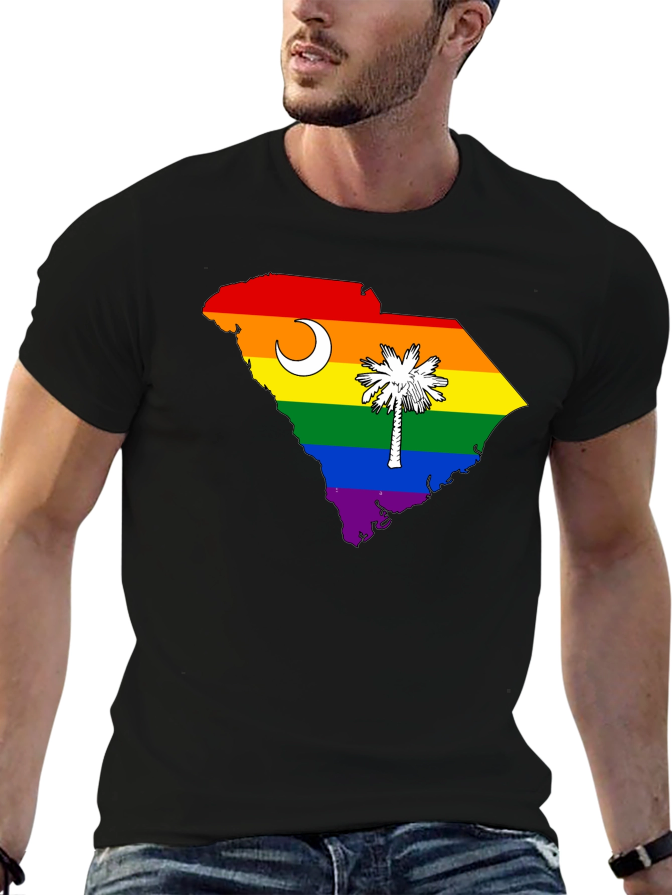 South Carolina Rainbow Pride T-Shirt