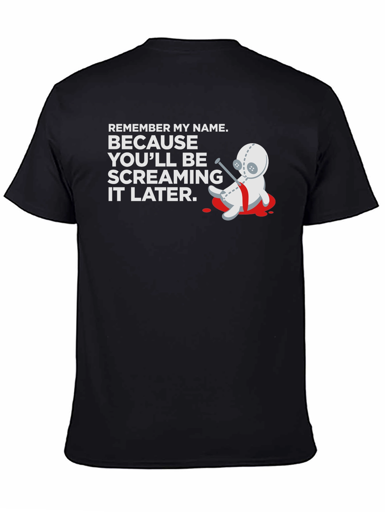 Remember My Name T-Shirt - Voodoo Doll Graphic Tee