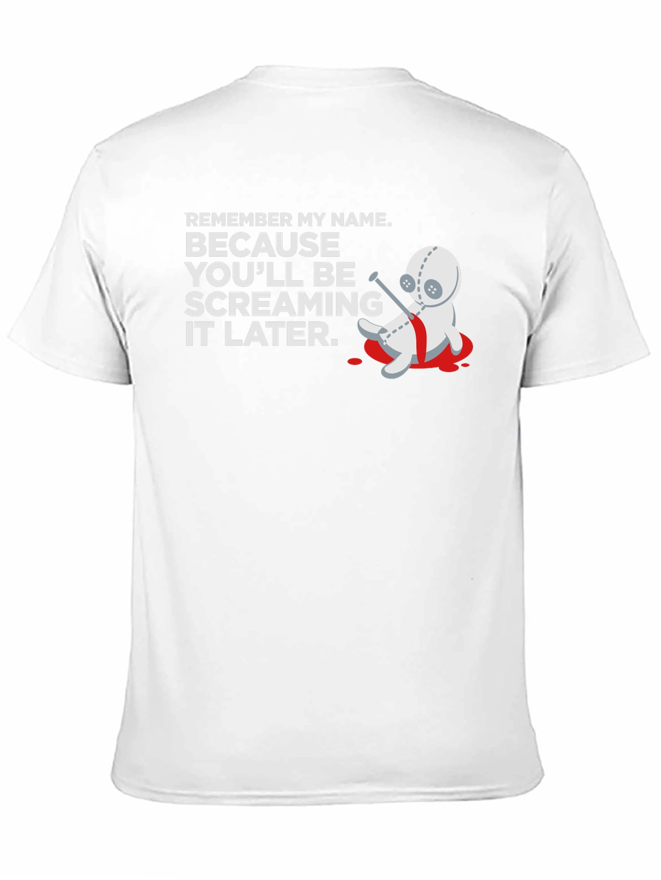 Remember My Name T-Shirt - Voodoo Doll Graphic Tee