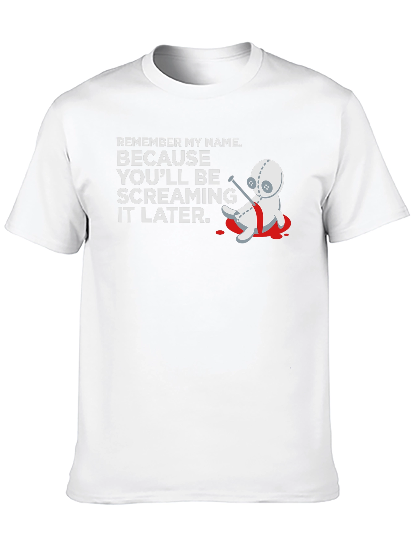 Remember My Name T-Shirt - Voodoo Doll Graphic Tee