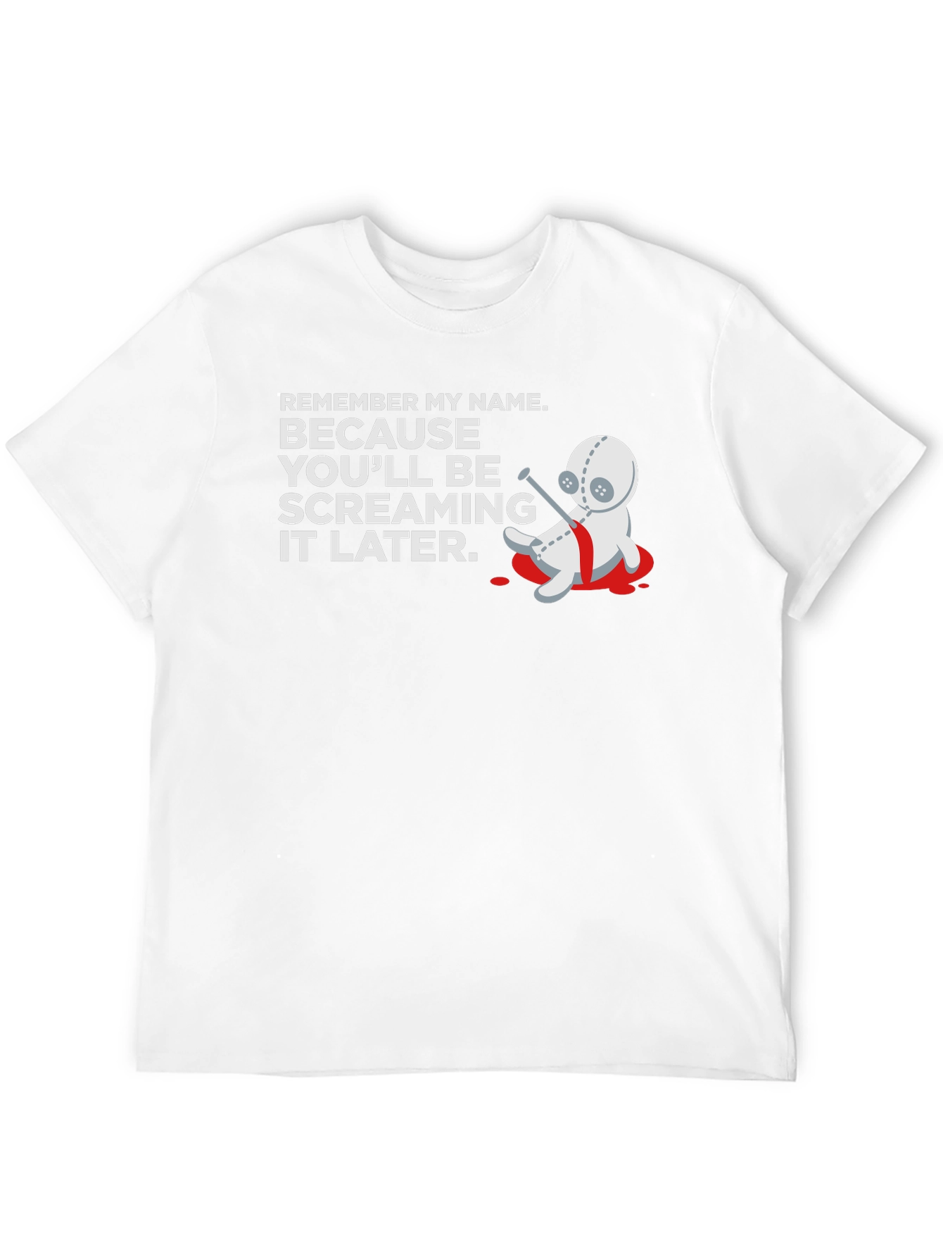 Remember My Name T-Shirt - Voodoo Doll Graphic Tee