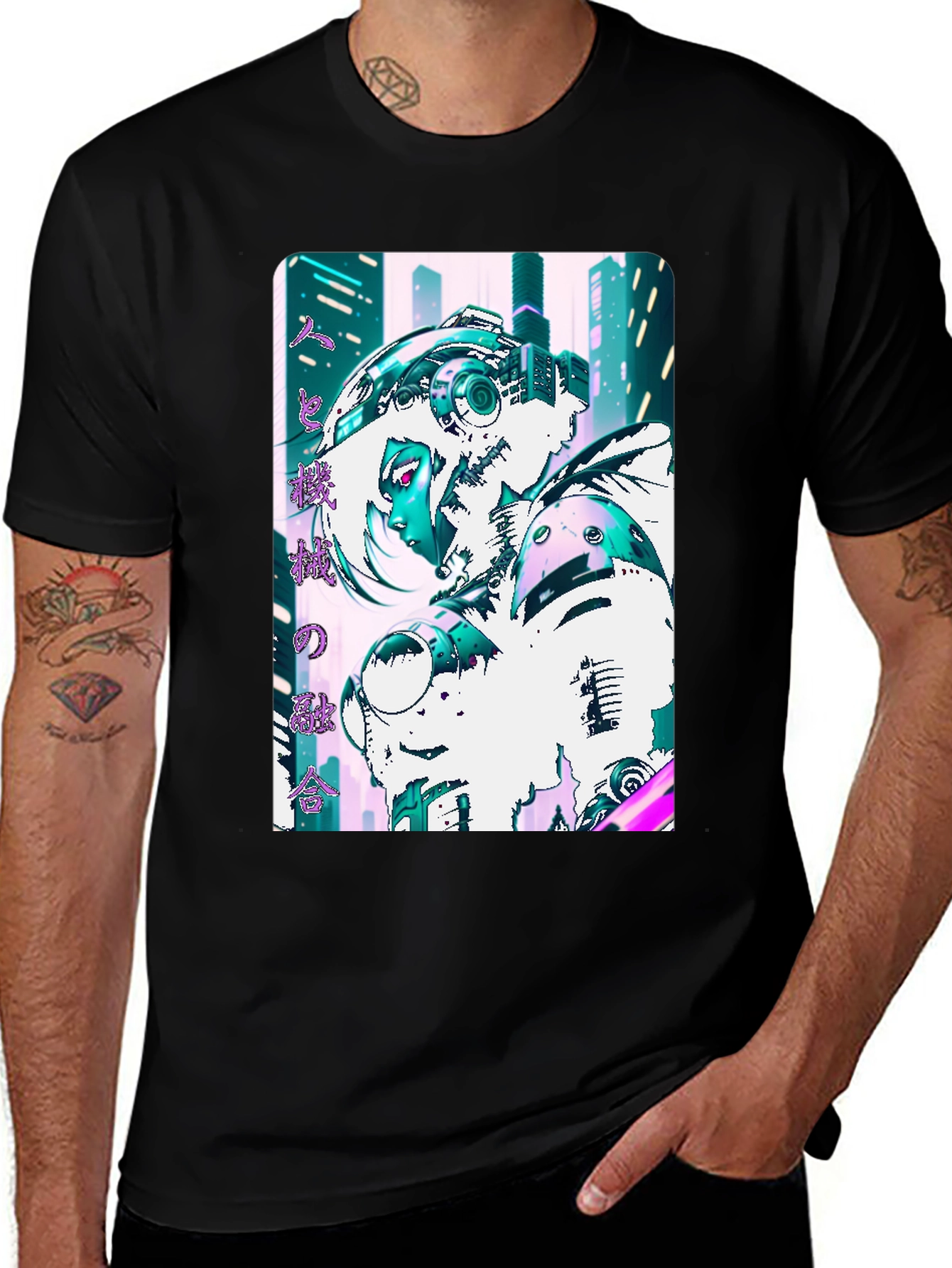 Cyberpunk Anime T-Shirt