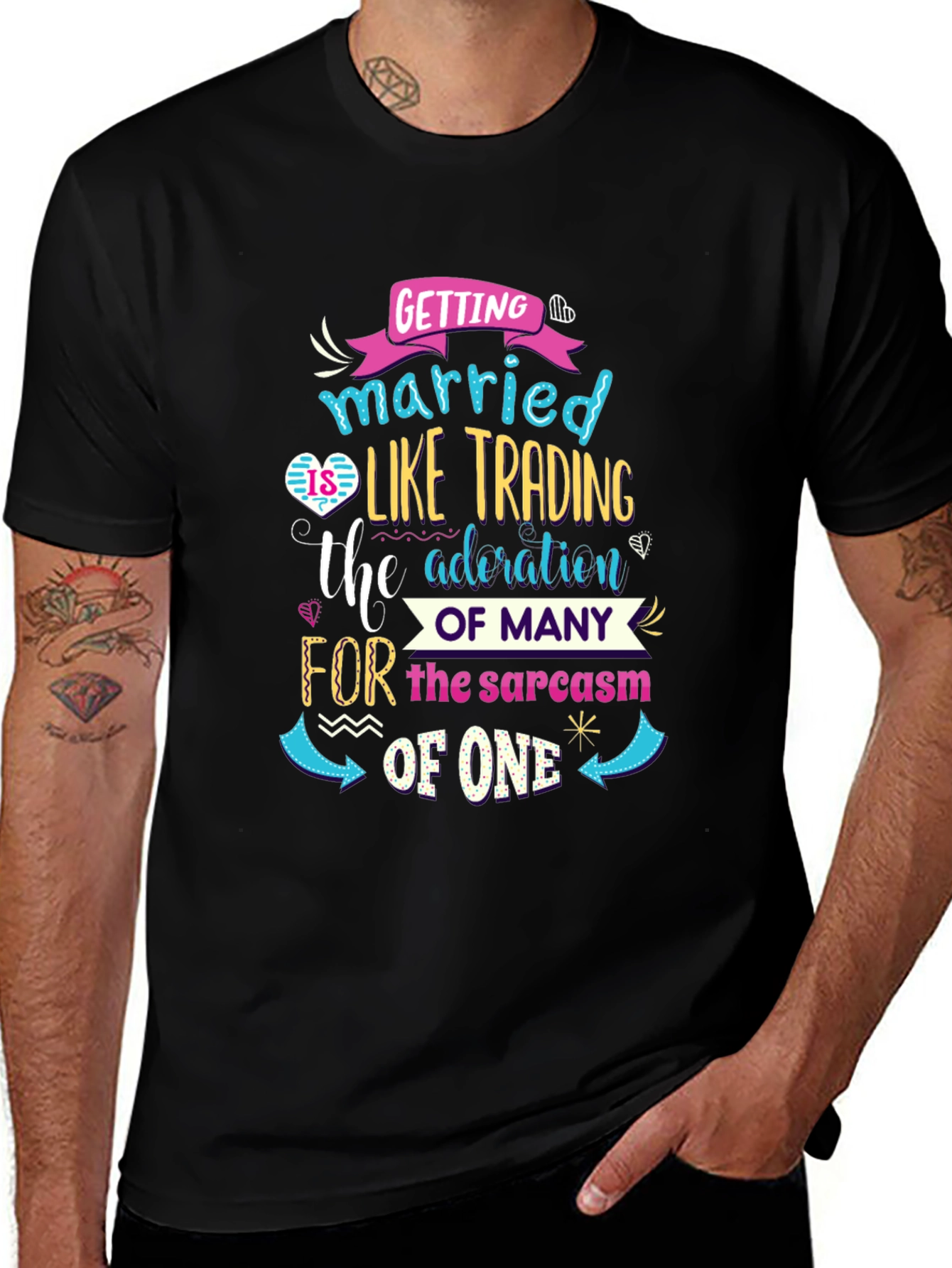 Funny Marriage Trading Sarcasm T-Shirt