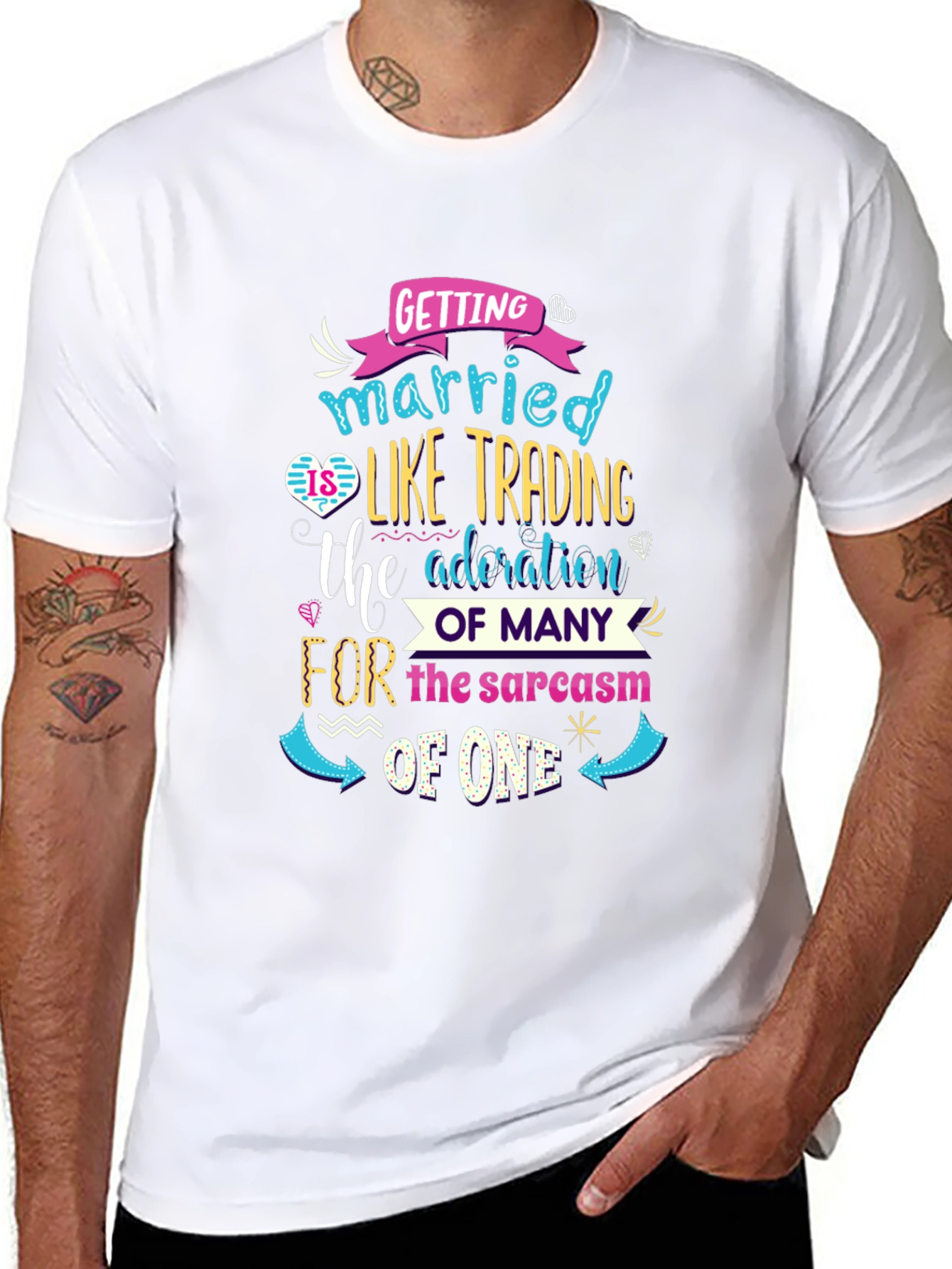 Funny Marriage Trading Sarcasm T-Shirt