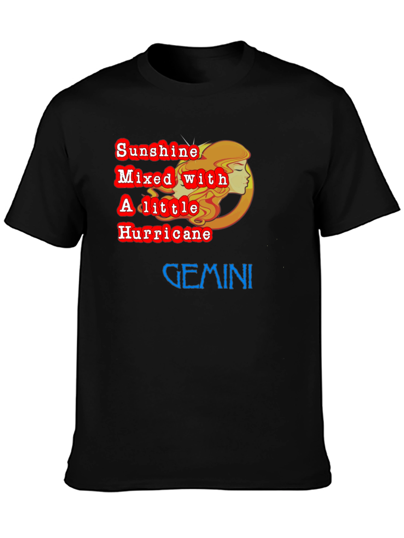 Gemini Zodiac T-Shirt - Sunshine & Hurricane