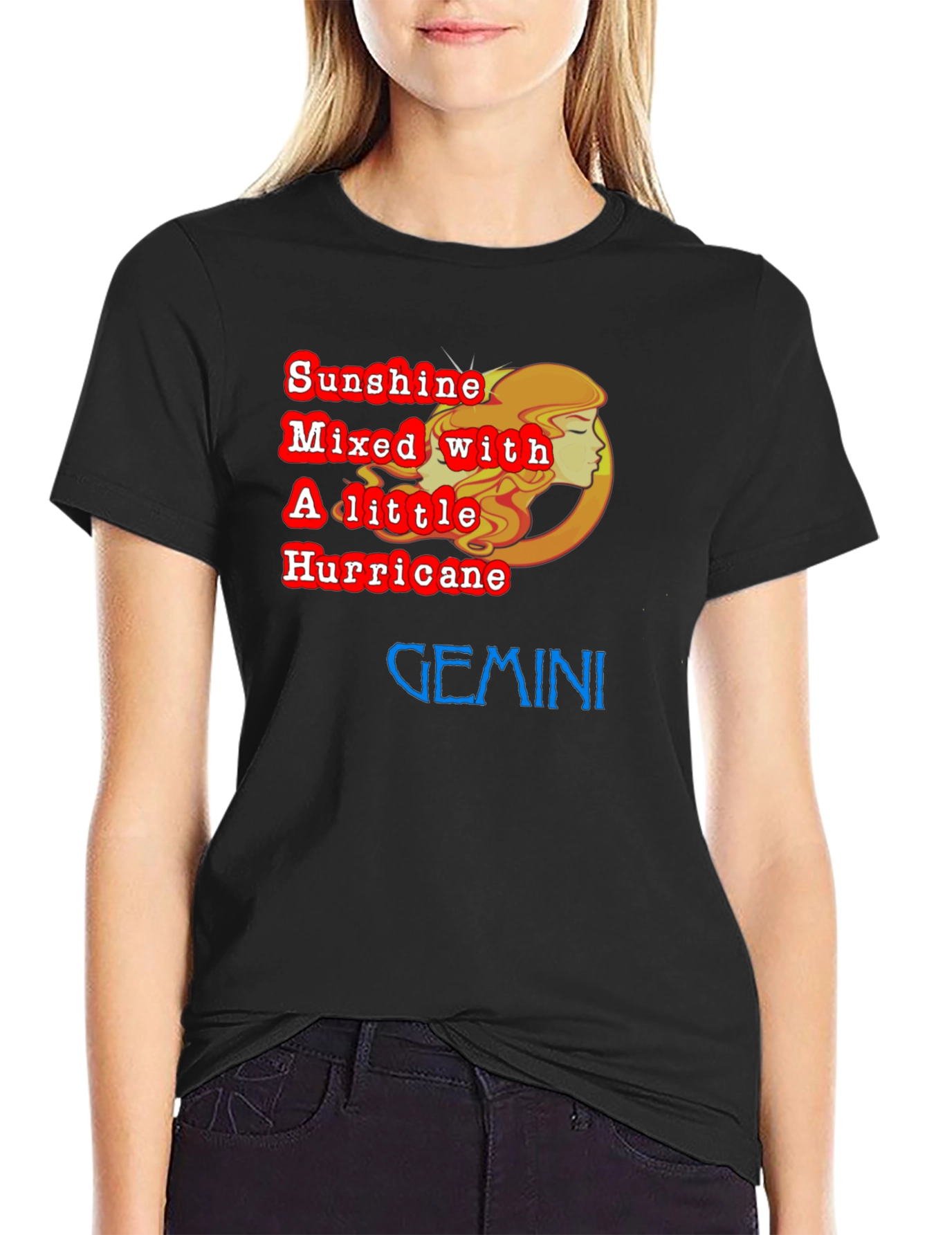 Gemini Zodiac T-Shirt - Sunshine & Hurricane