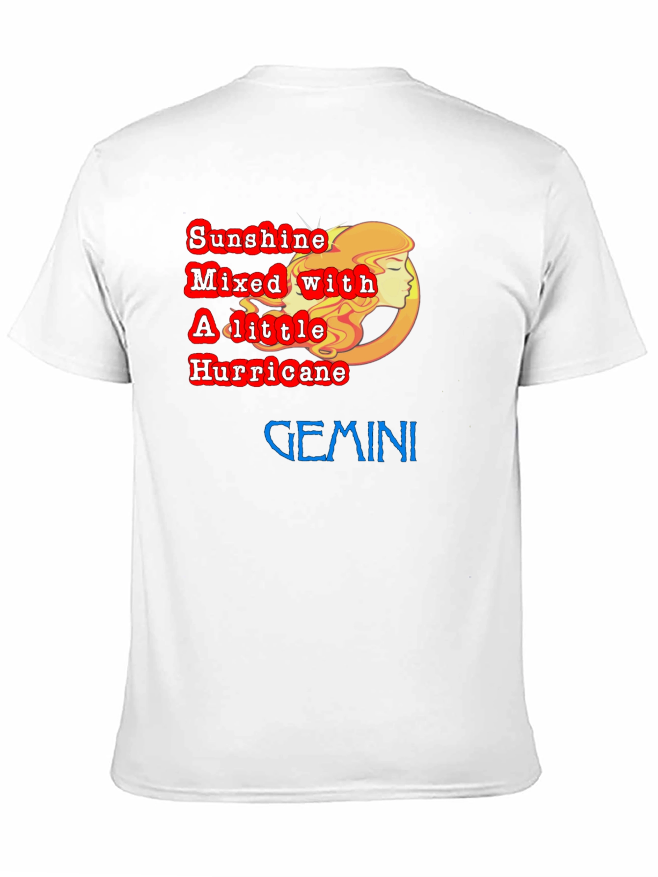 Gemini Zodiac T-Shirt - Sunshine & Hurricane