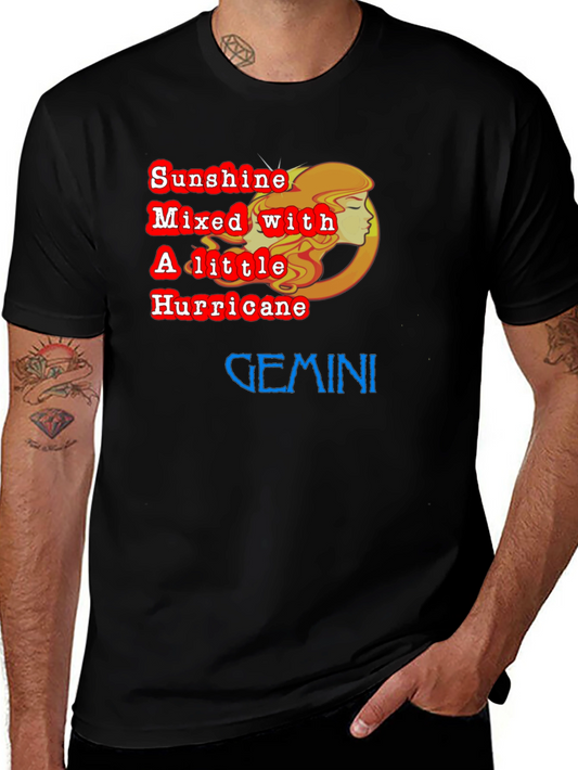 Gemini Zodiac T-Shirt - Sunshine & Hurricane
