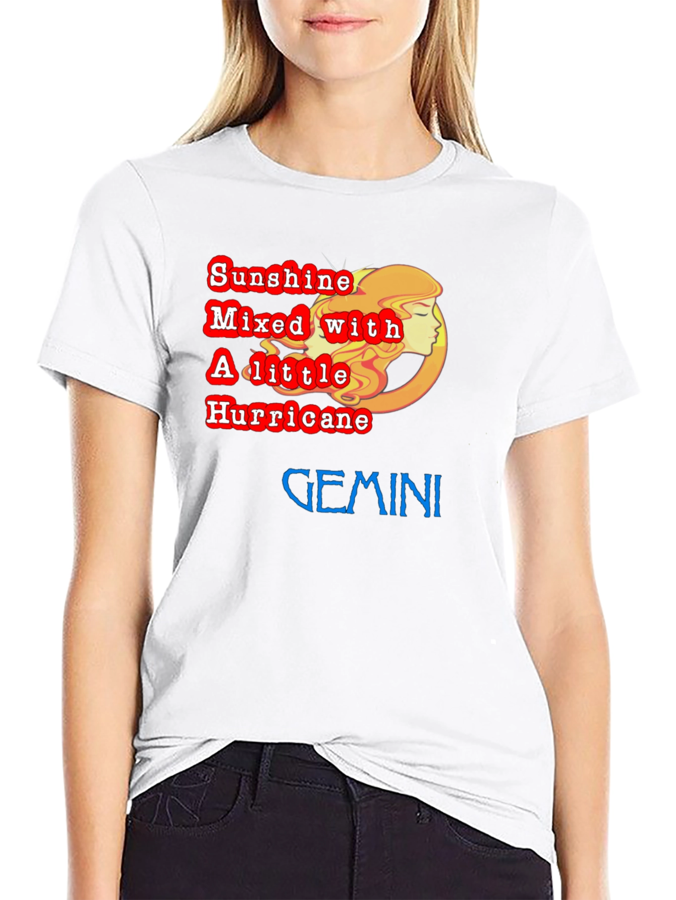 Gemini Zodiac T-Shirt - Sunshine & Hurricane