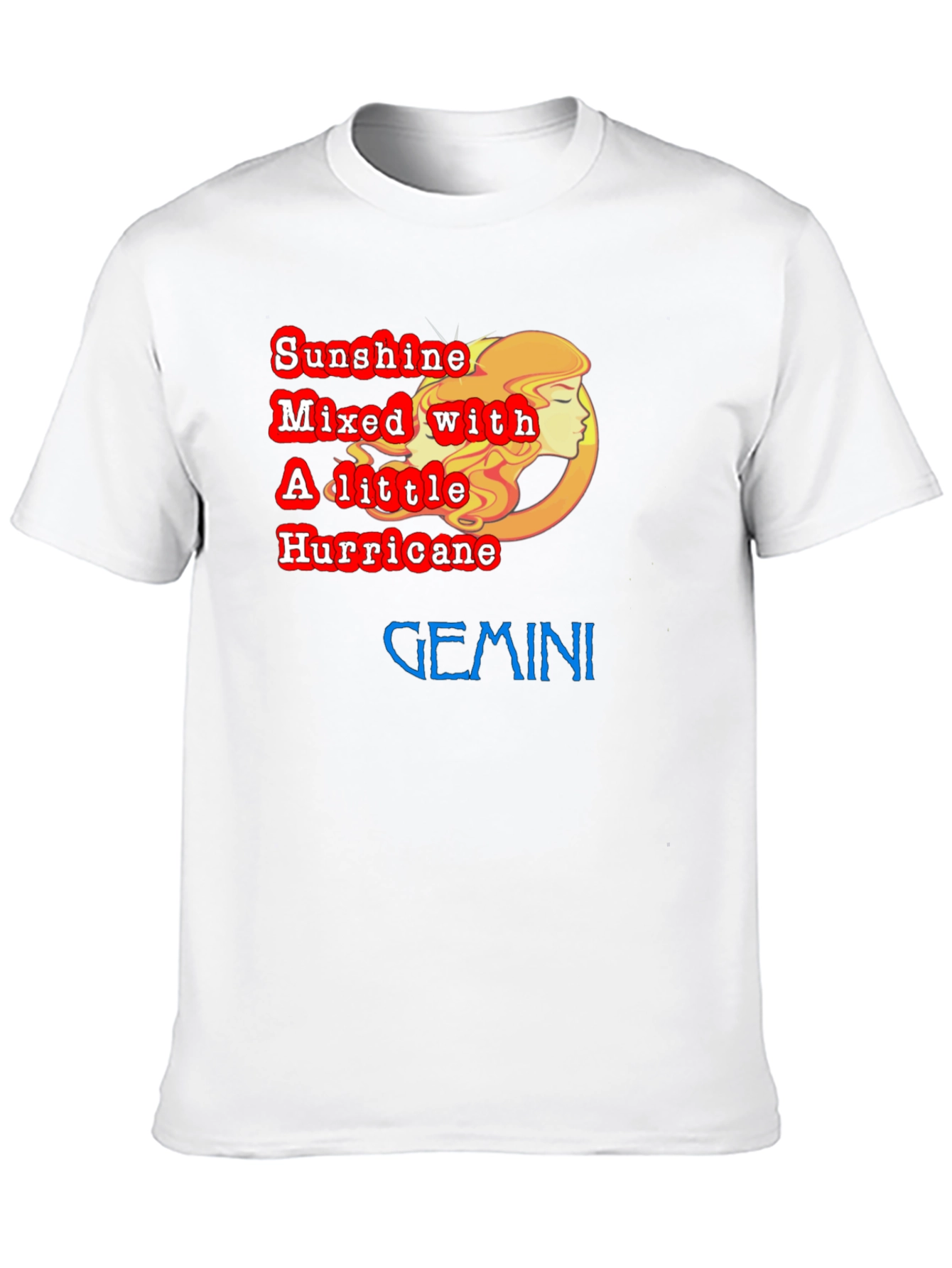 Gemini Zodiac T-Shirt - Sunshine & Hurricane