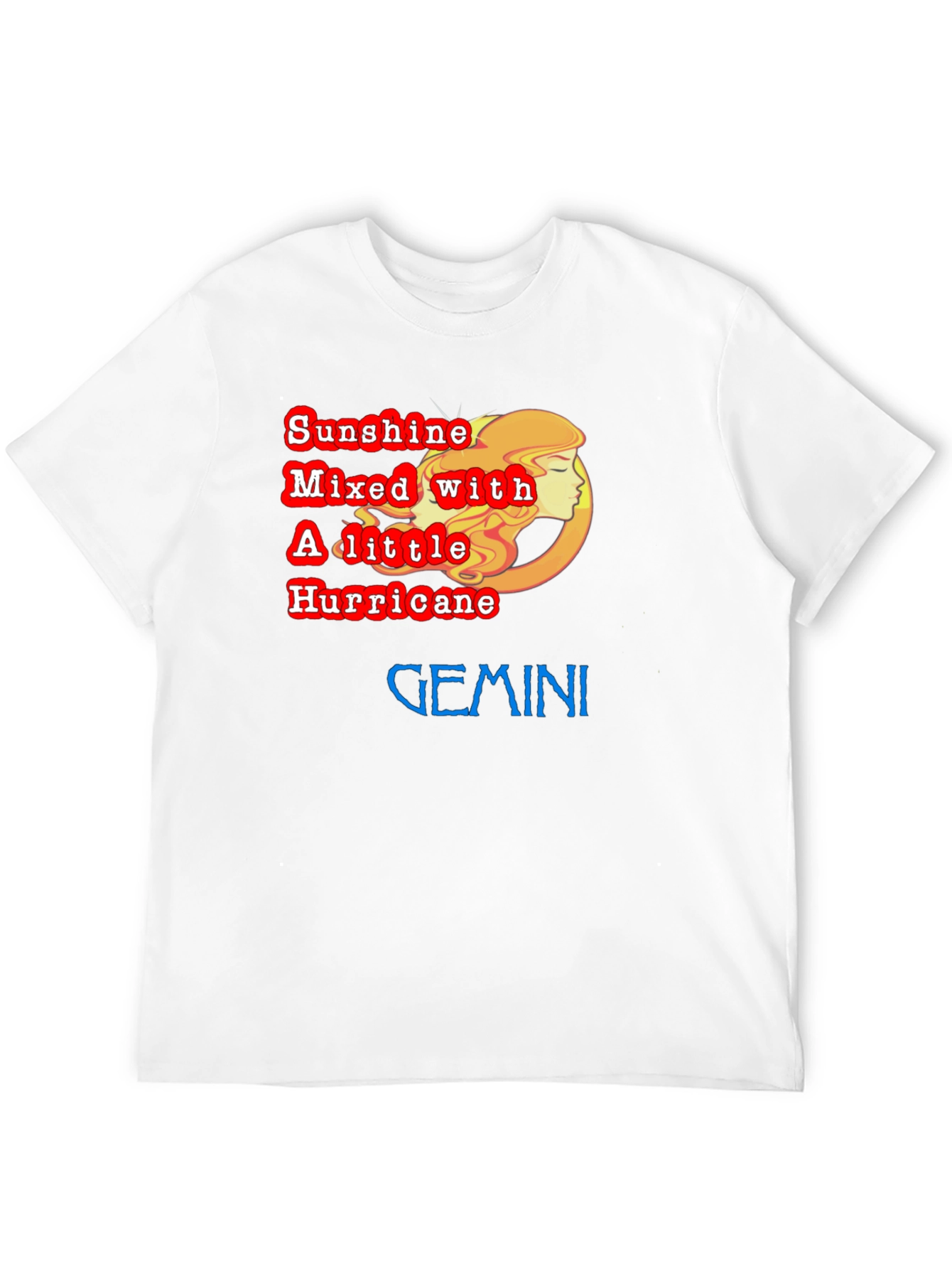 Gemini Zodiac T-Shirt - Sunshine & Hurricane