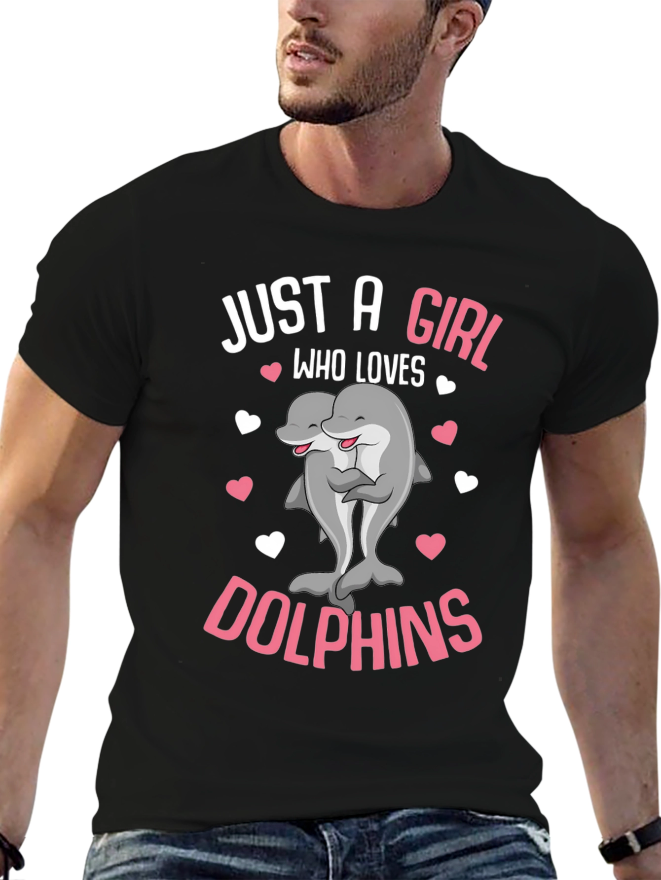 Just a Girl Who Loves Dolphins T-Shirt