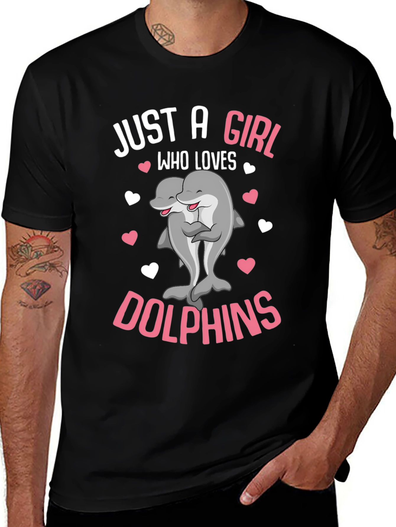 Just a Girl Who Loves Dolphins T-Shirt