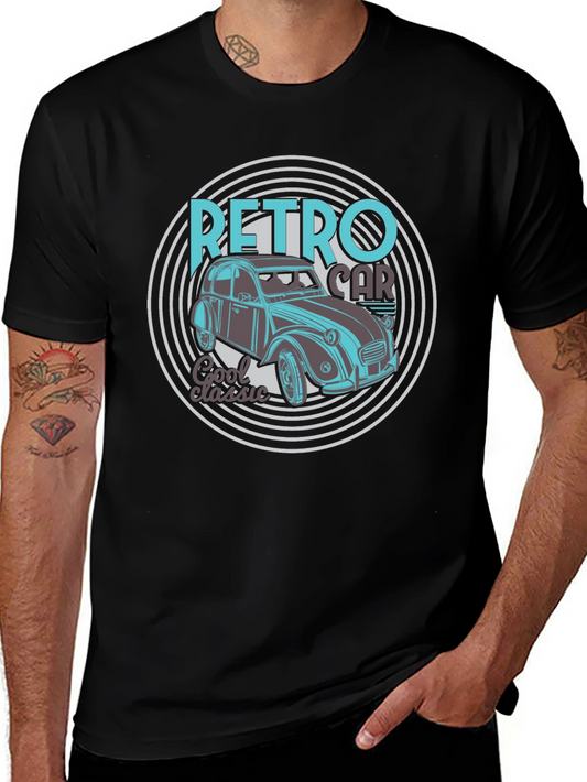 Retro Car Graphic Tee - Cool Classic Design