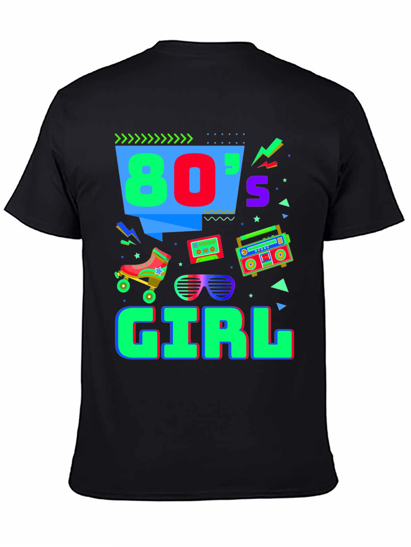 80s Girl T-Shirt - Retro Style