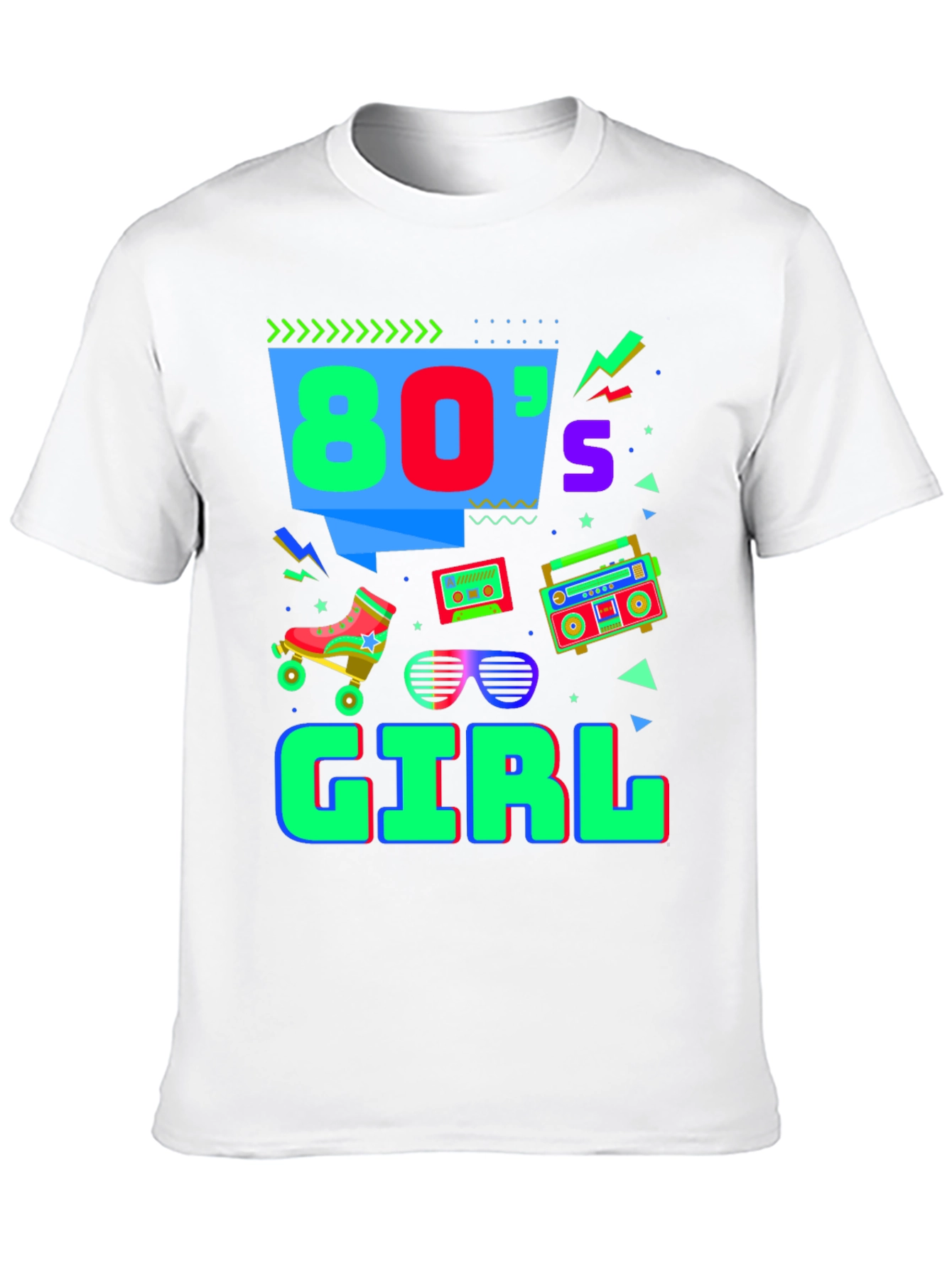 80s Girl T-Shirt - Retro Style