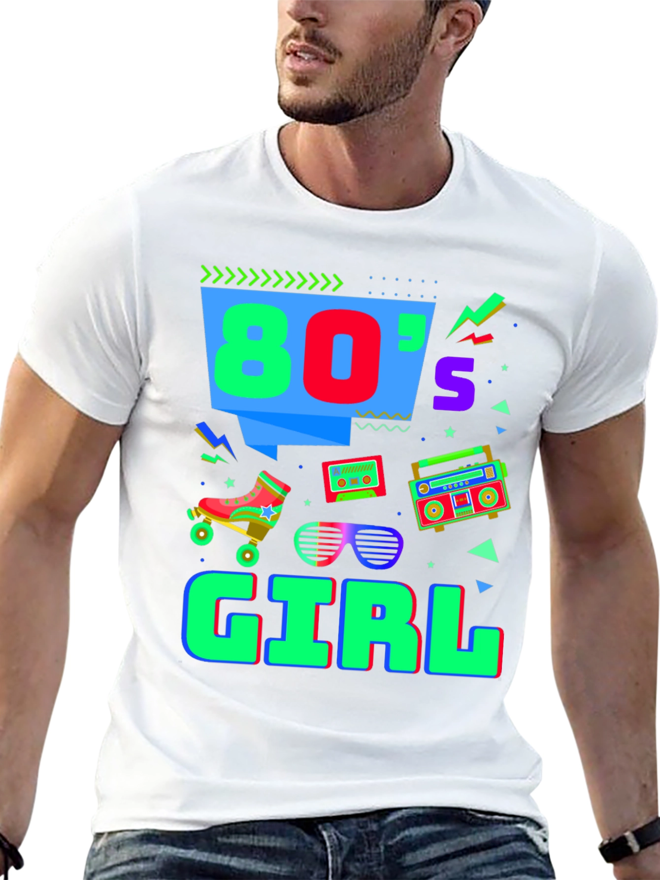 80s Girl T-Shirt - Retro Style