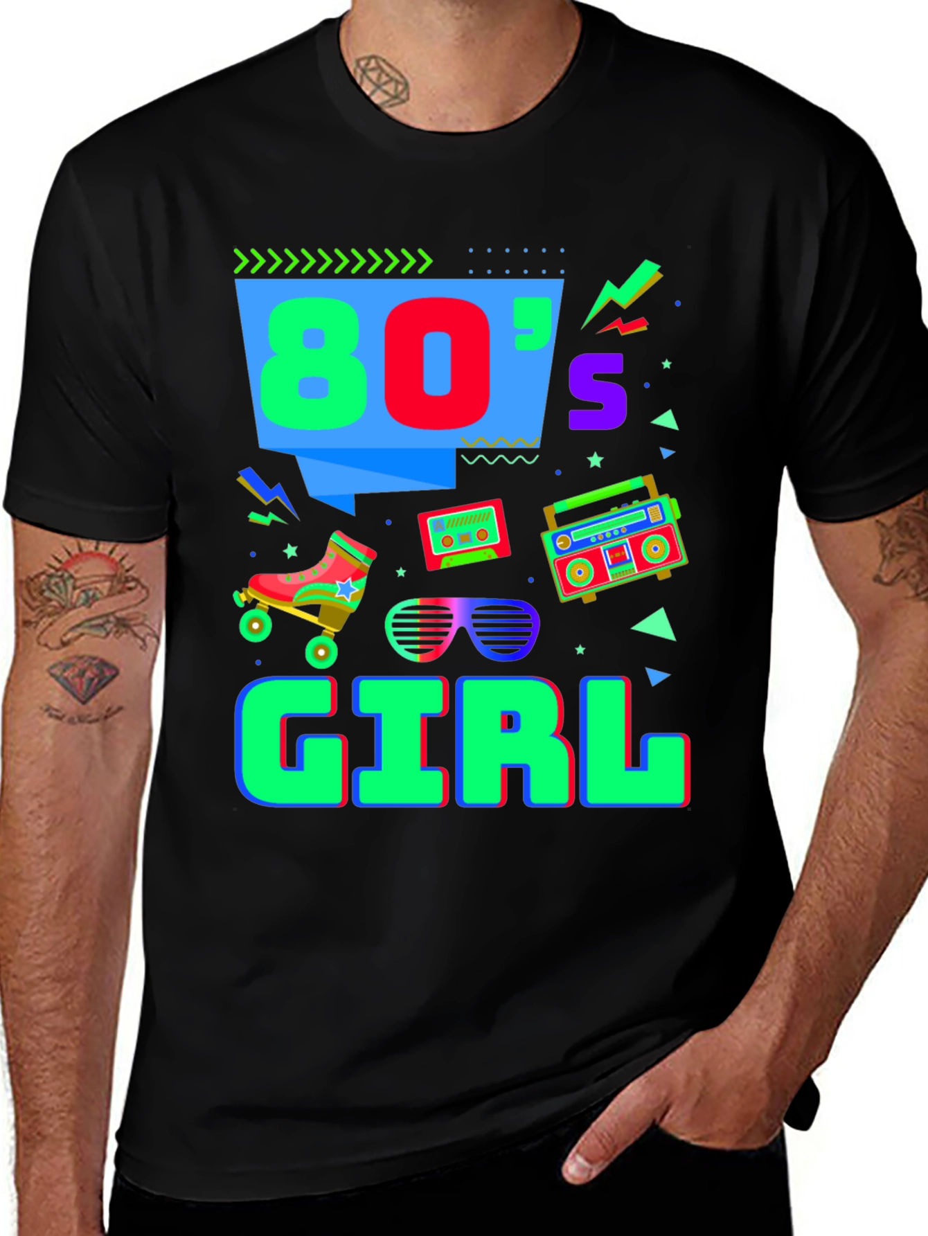 80s Girl T-Shirt - Retro Style