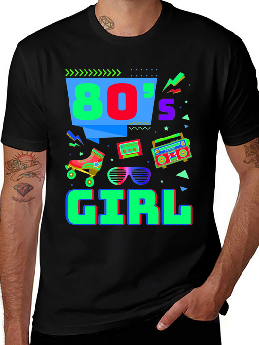 80s Girl T-Shirt - Retro Style