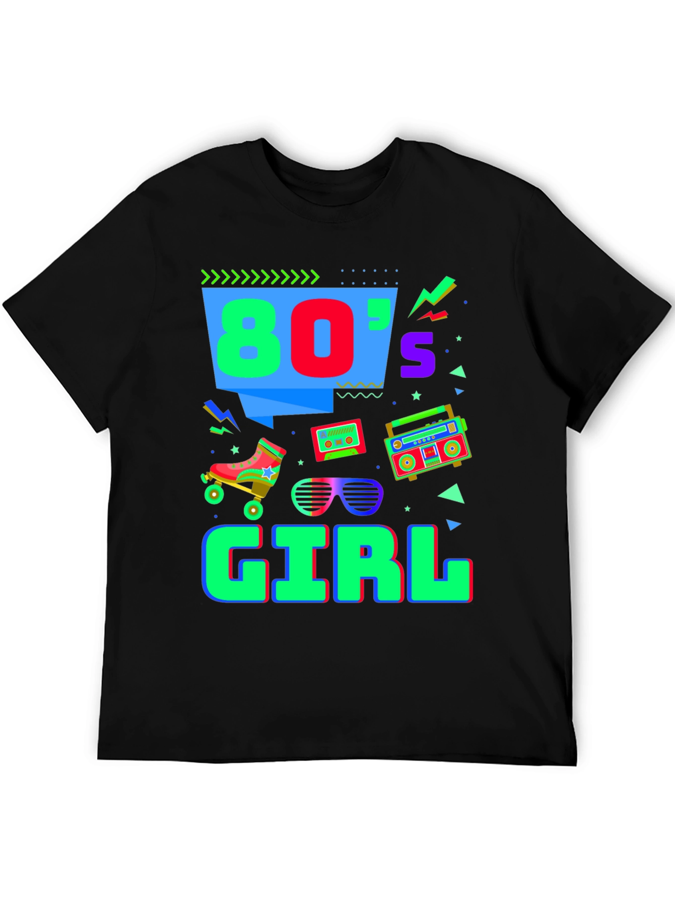 80s Girl T-Shirt - Retro Style