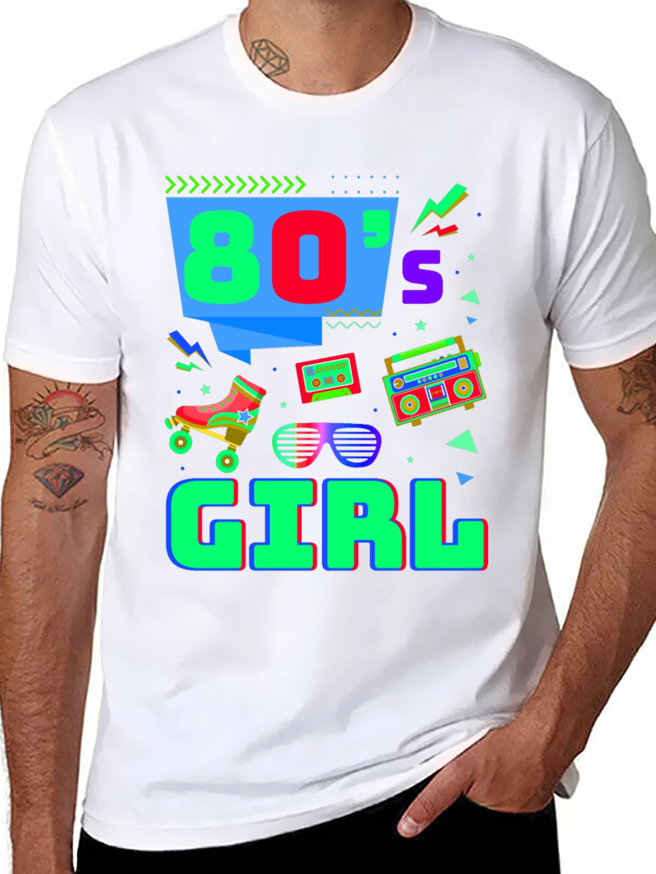 80s Girl T-Shirt - Retro Style