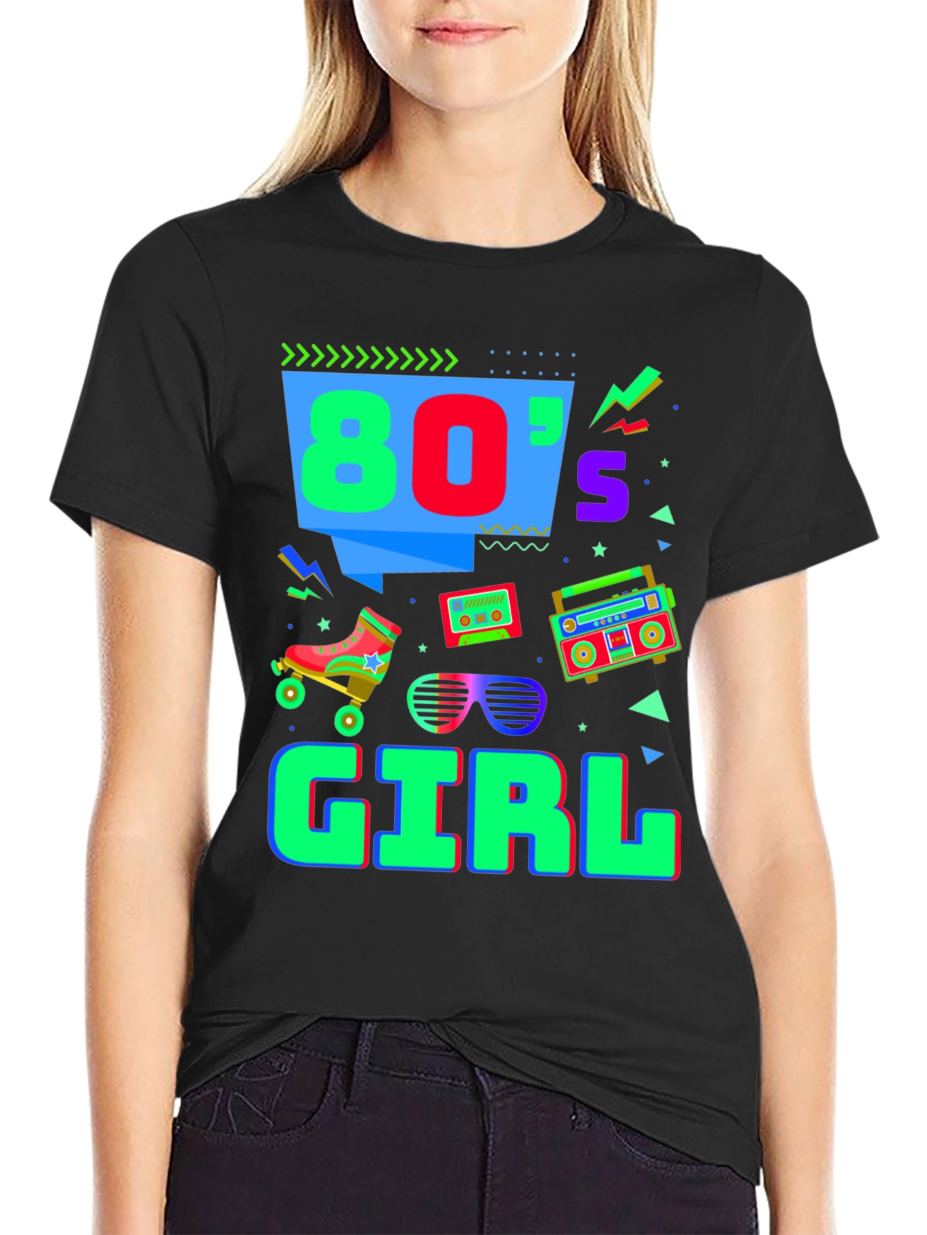 80s Girl T-Shirt - Retro Style