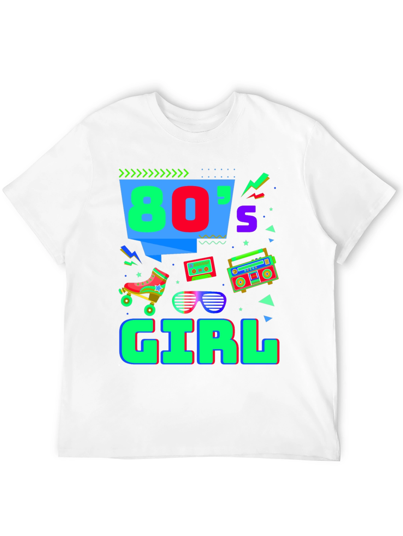 80s Girl T-Shirt - Retro Style