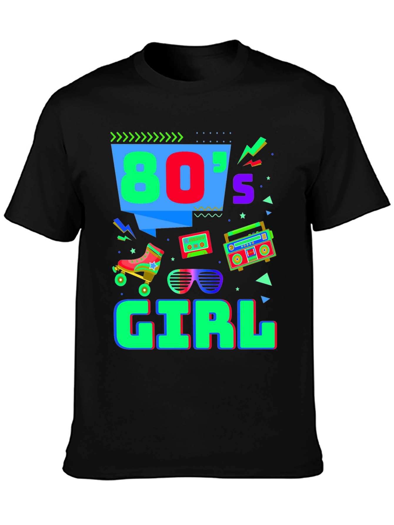 80s Girl T-Shirt - Retro Style