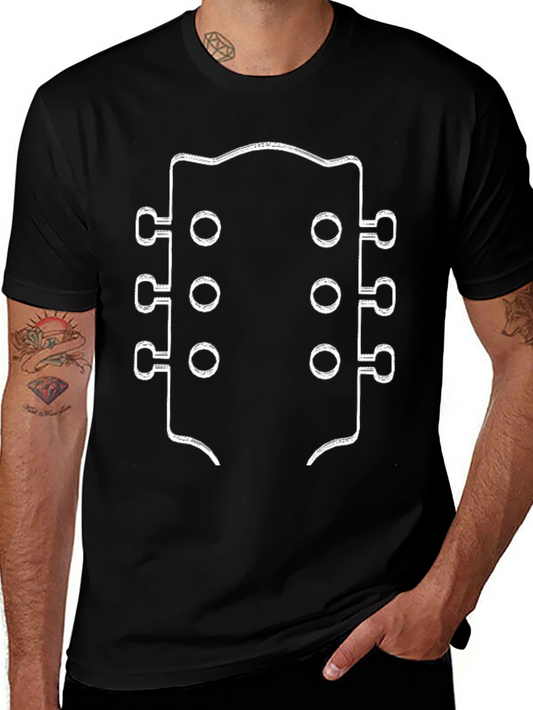 Guitar Headstock Graphic T-Shirt