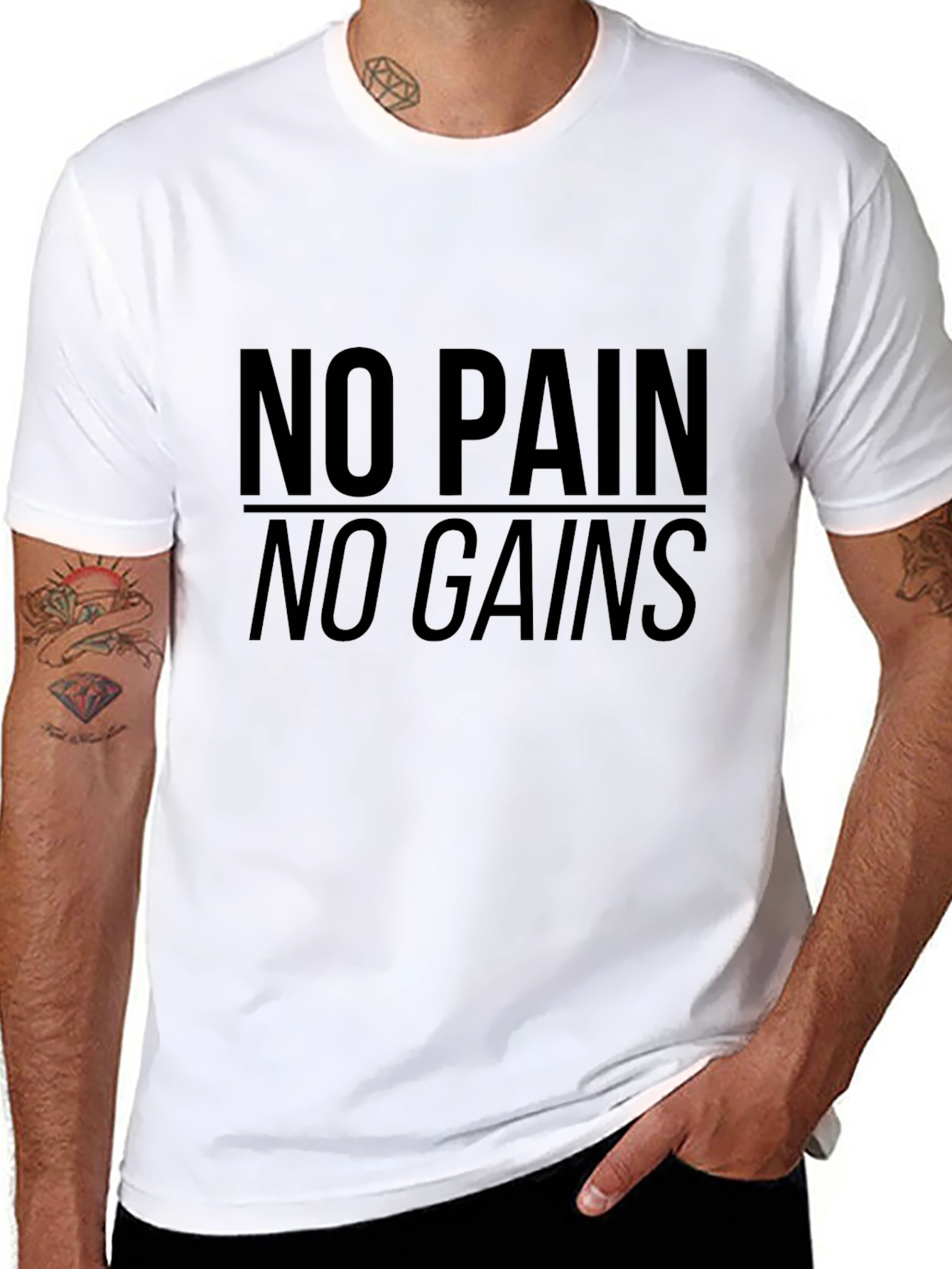 No Pain No Gains Graphic Tee