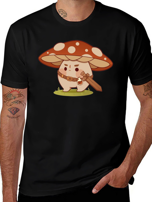 Mushroom Warrior Graphic T-Shirt