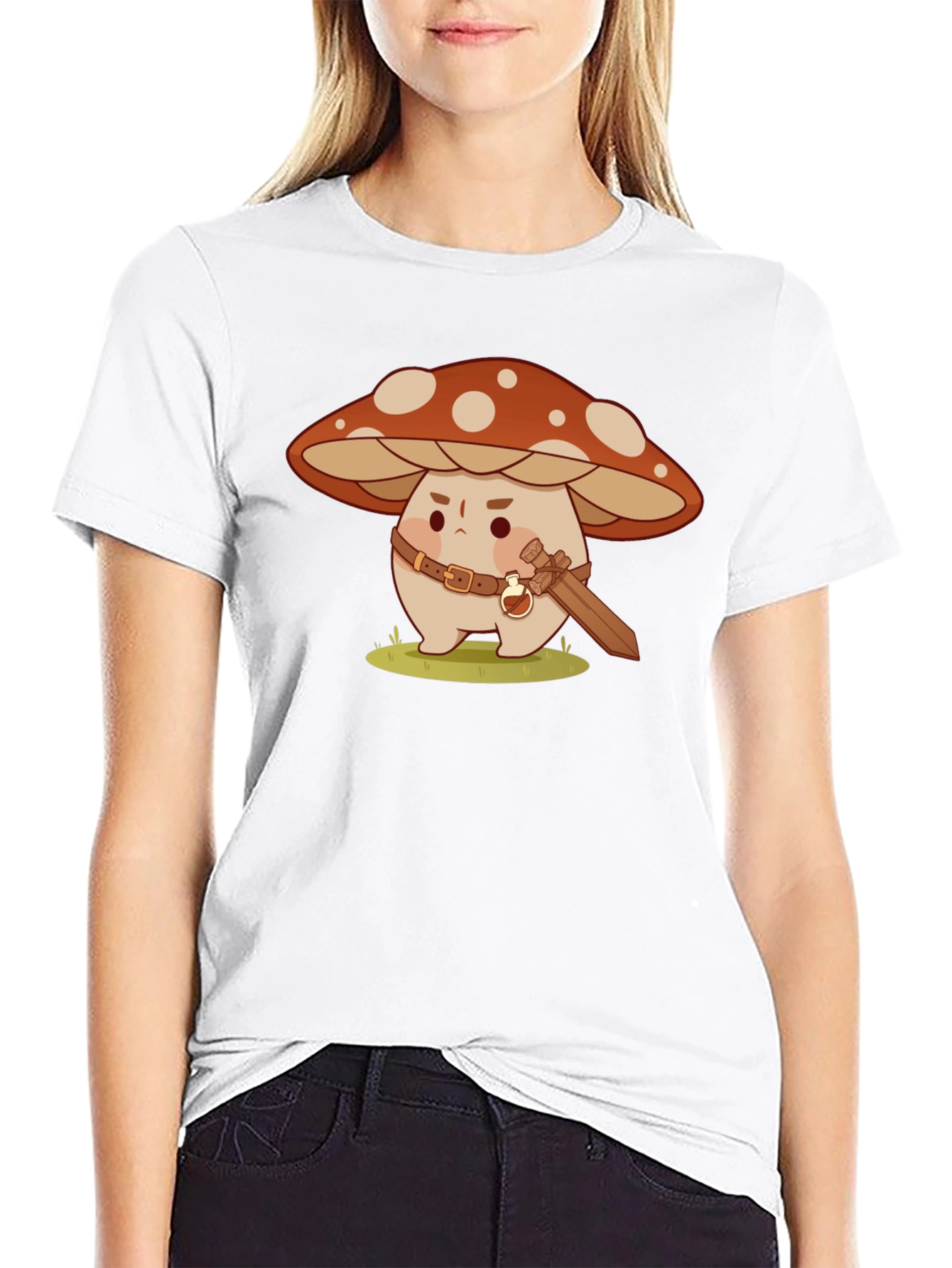 Mushroom Warrior Graphic T-Shirt