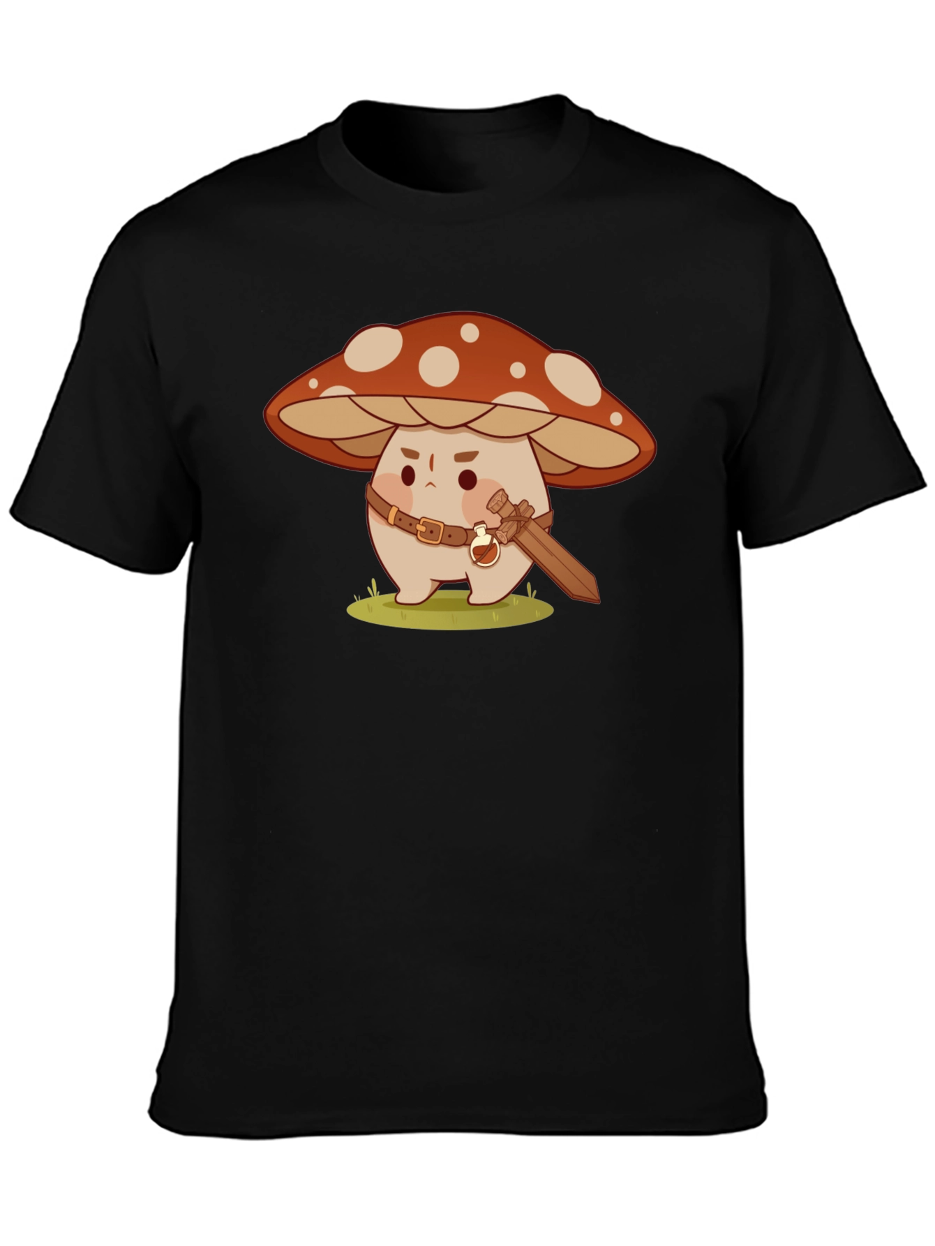 Mushroom Warrior Graphic T-Shirt