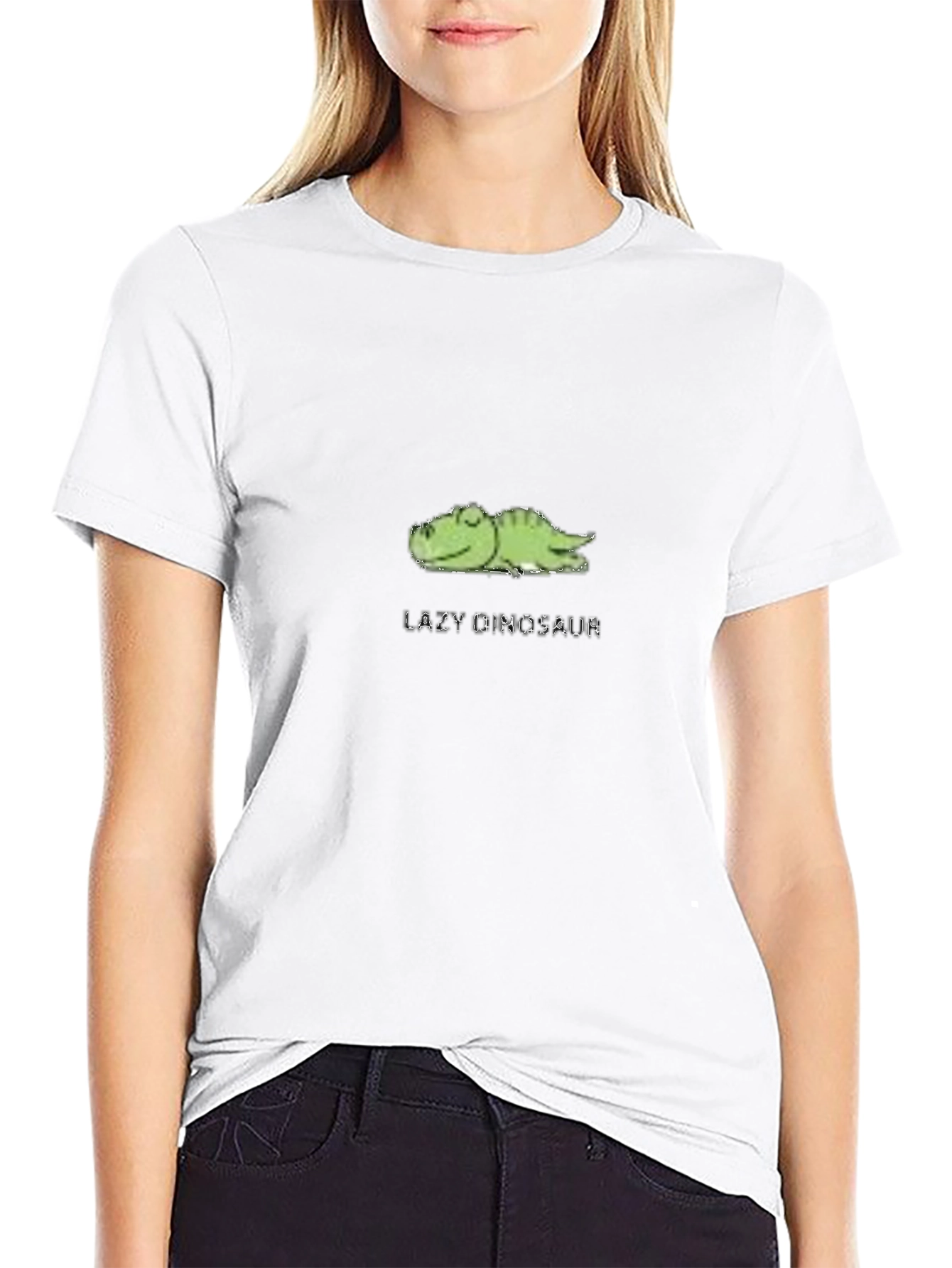 Lazy Dinosaur Graphic Tee