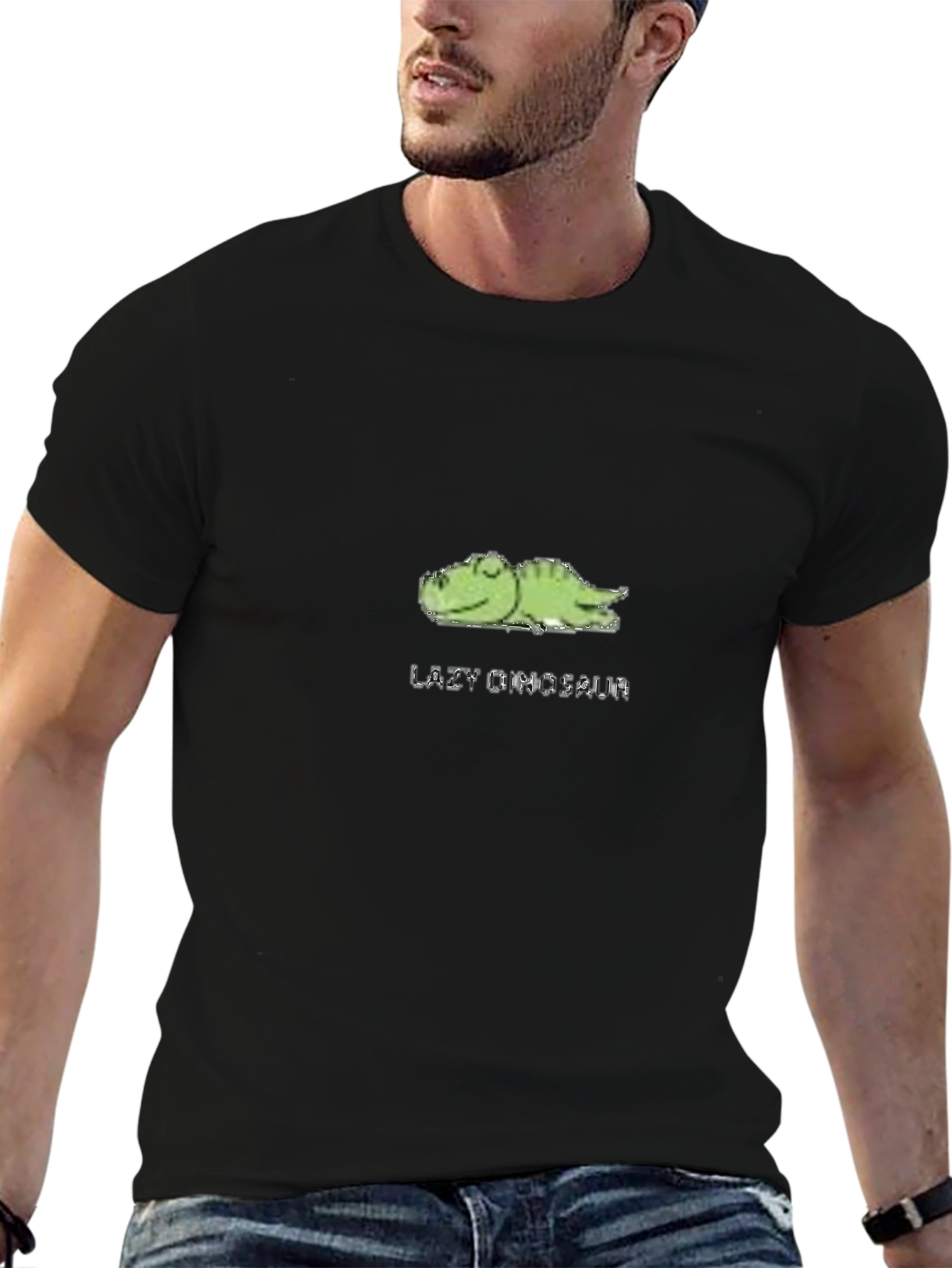 Lazy Dinosaur Graphic Tee