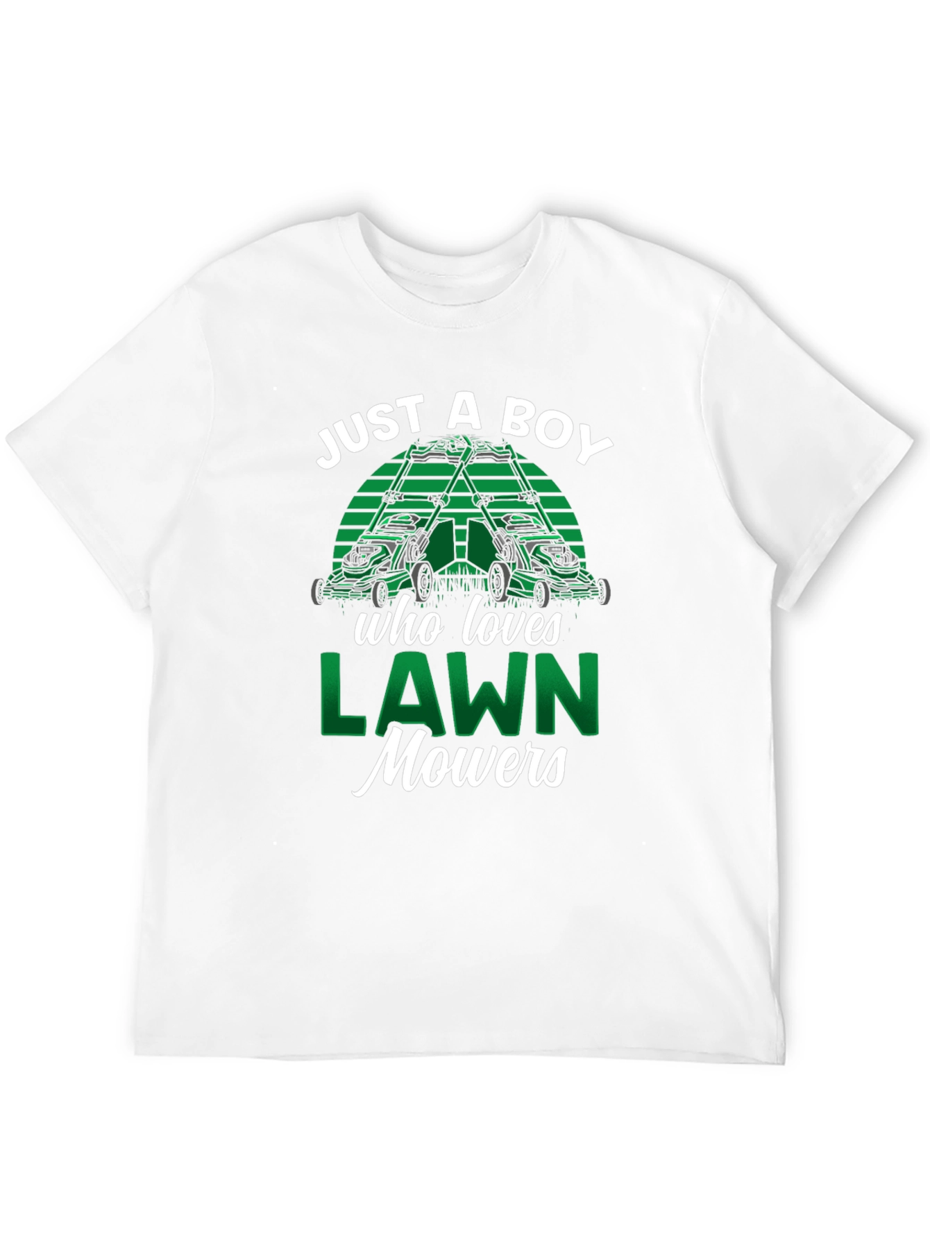 Just A Boy Who Loves Lawn Mowers T-Shirt